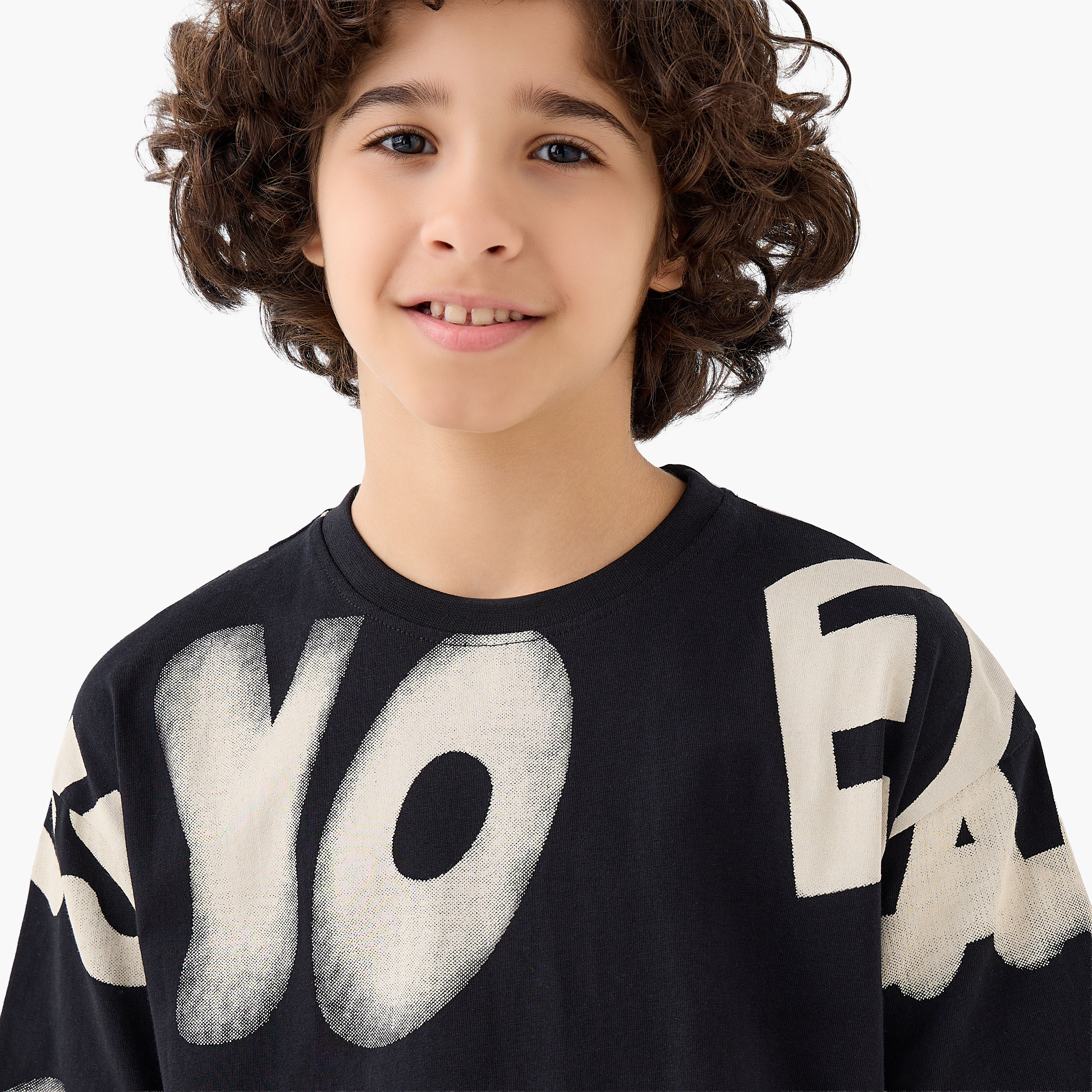 تيشيرت بطبعات وياقة مستديرة وأكمام قصيرة من جونيورز-boys-clothing-tshirtsandpolos-image-4