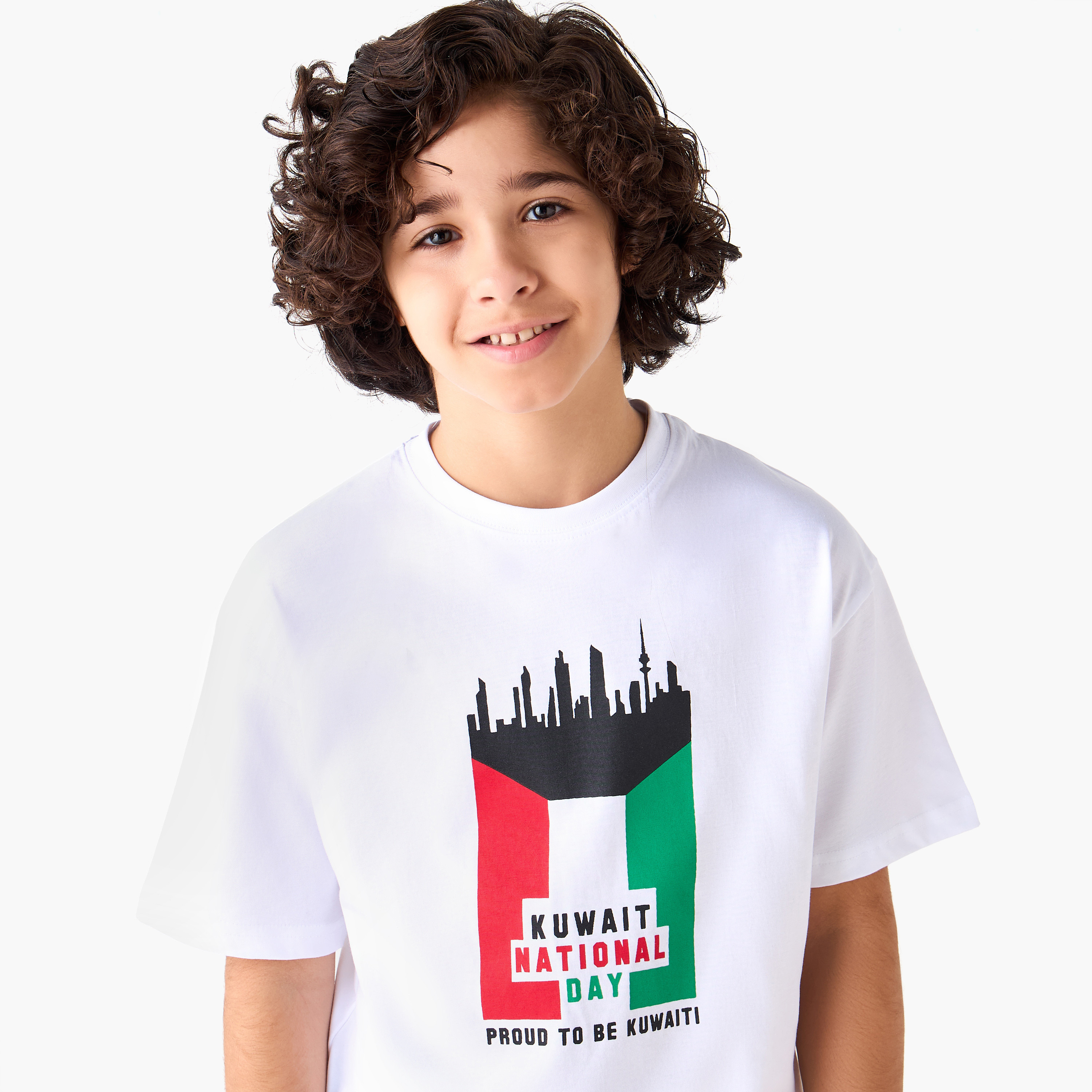 تيشيرت بياقة ضيقة وأكمام قصيرة وطبعات من جونيورز-boys-clothing-tshirtsandpolos-image-4