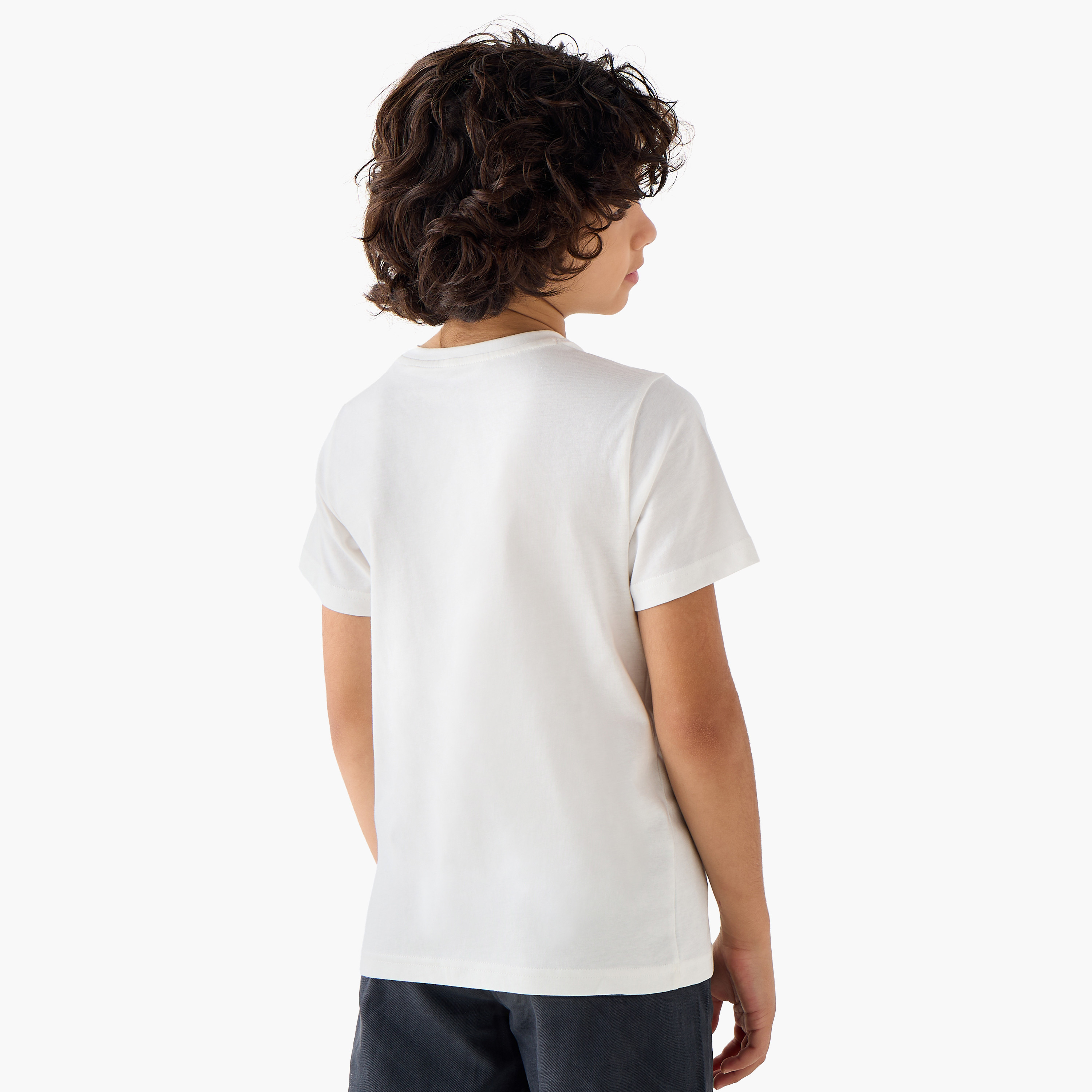 Juniors Crew Neck Short Sleeves T-shirt with Print-boys-clothing-tshirtsandpolos-image-3