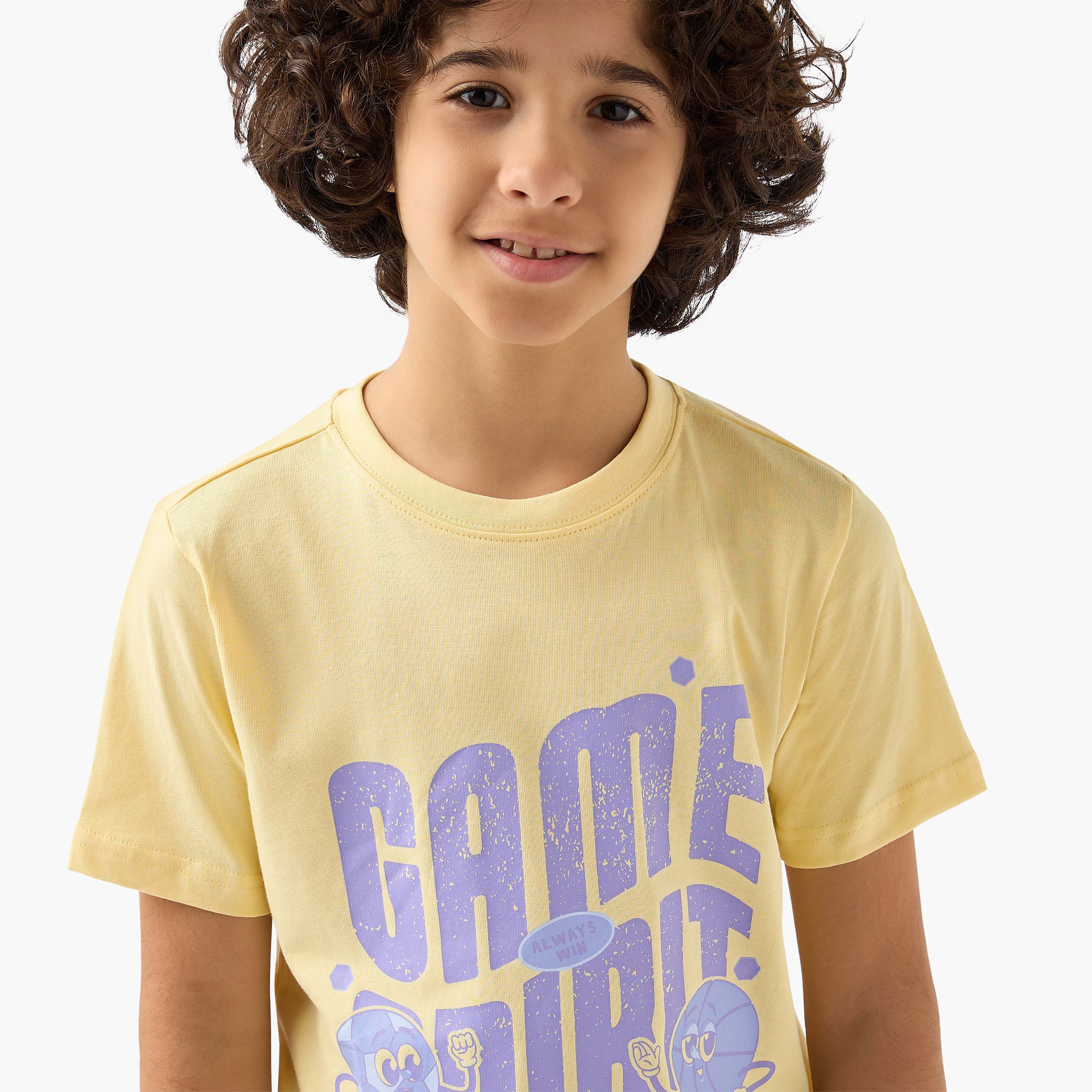 Juniors Crew Neck Short Sleeve T-shirt with Graphic Print-boys-clothing-tshirtsandpolos-image-4