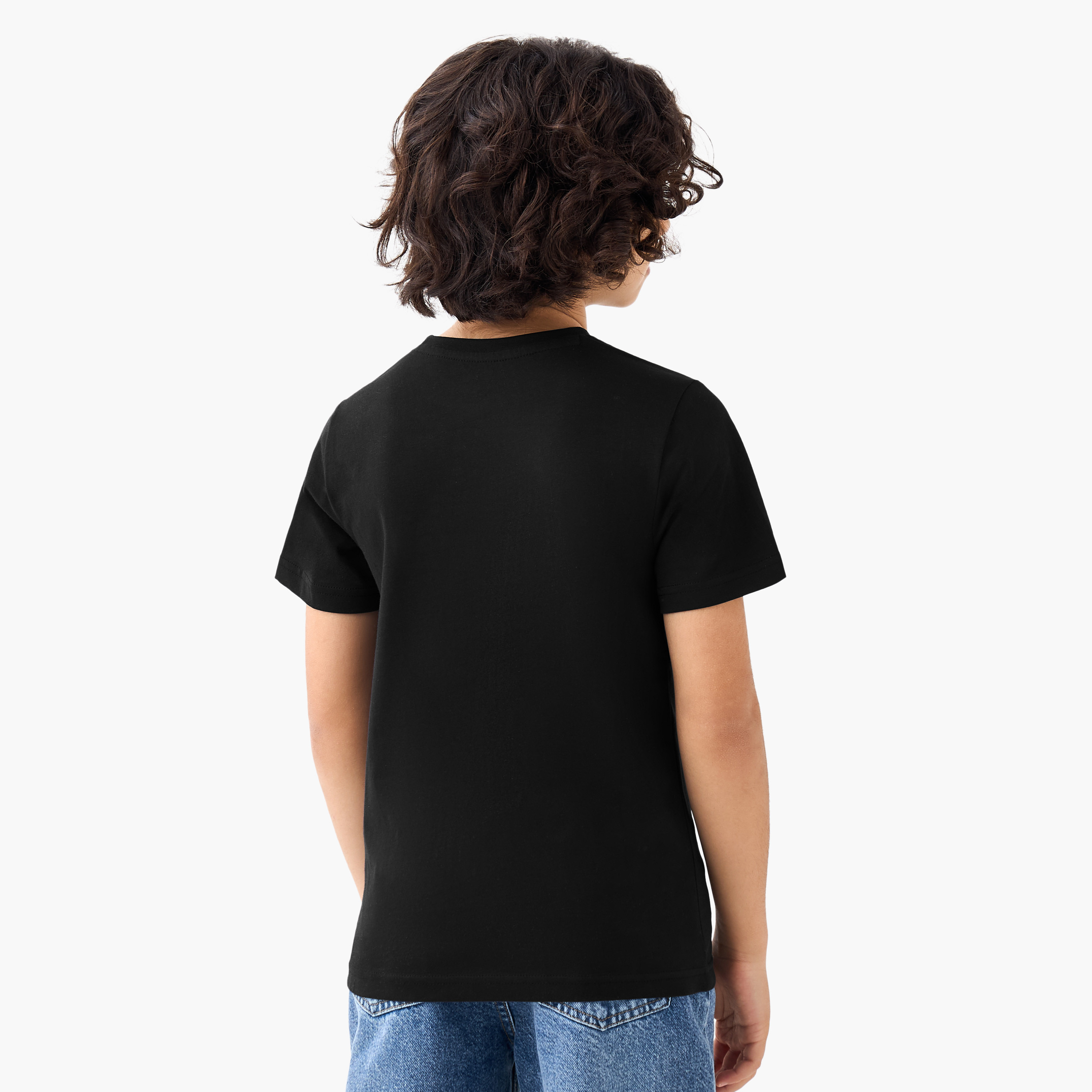 Juniors Crew Neck Short Sleeves T-shirt with Graphic Print-promo_babyshop_Buy2for30_KSA130526-image-3
