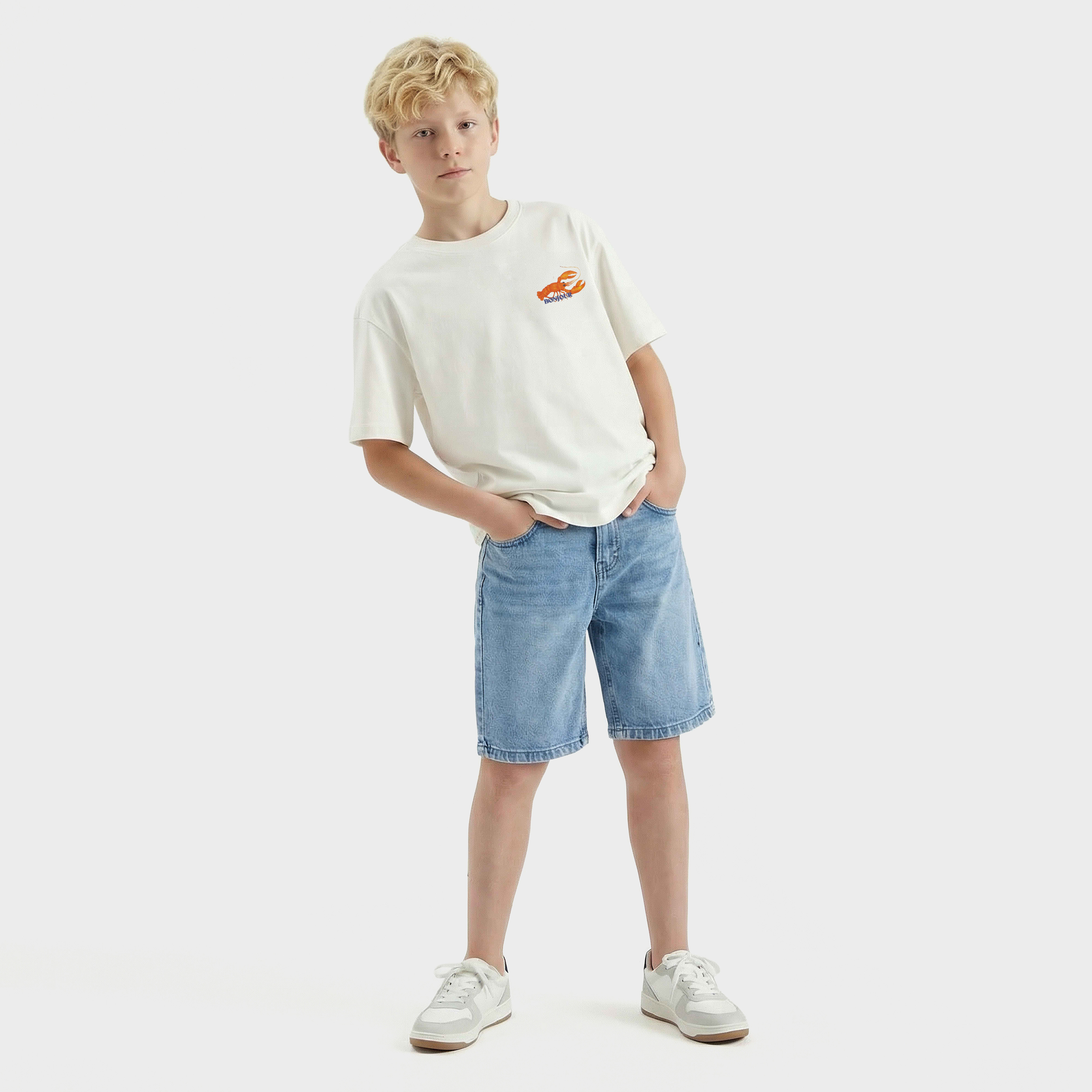Juniors Crew Neck Short Sleeves T-shirt with Graphic Print-boys-clothing-tshirtsandpolos-image-6