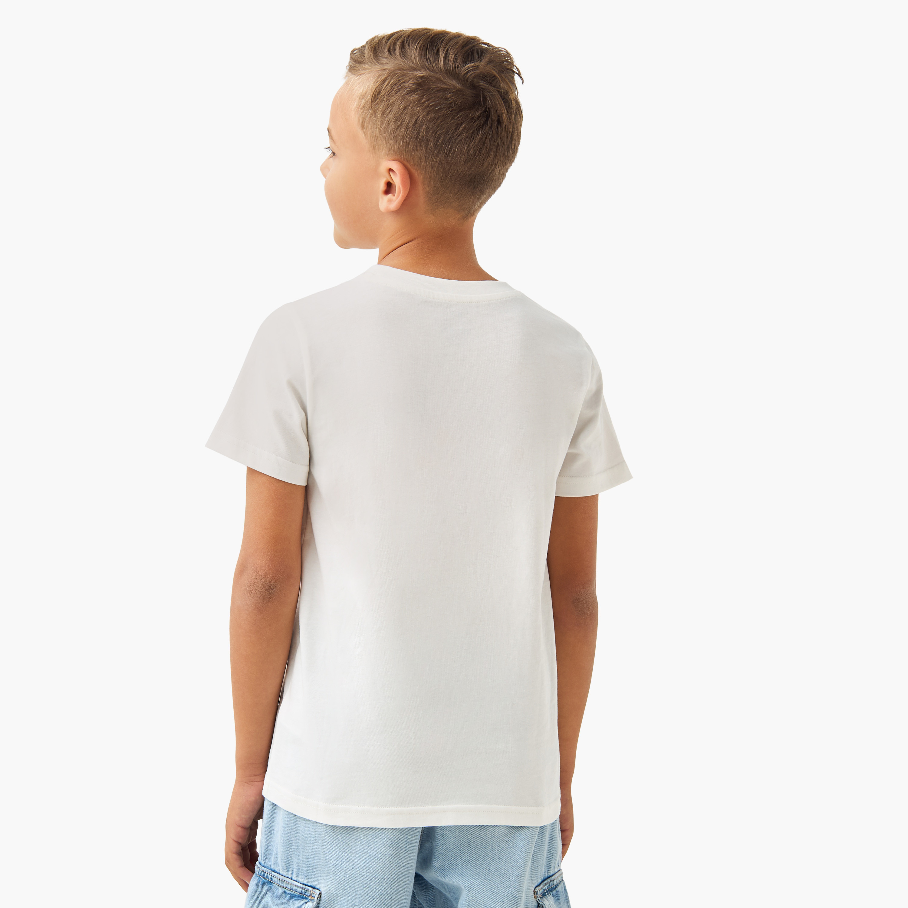 Juniors Crew Neck Short Sleeve T-shirt with Beach Print-boys-clothing-tshirtsandpolos-image-3