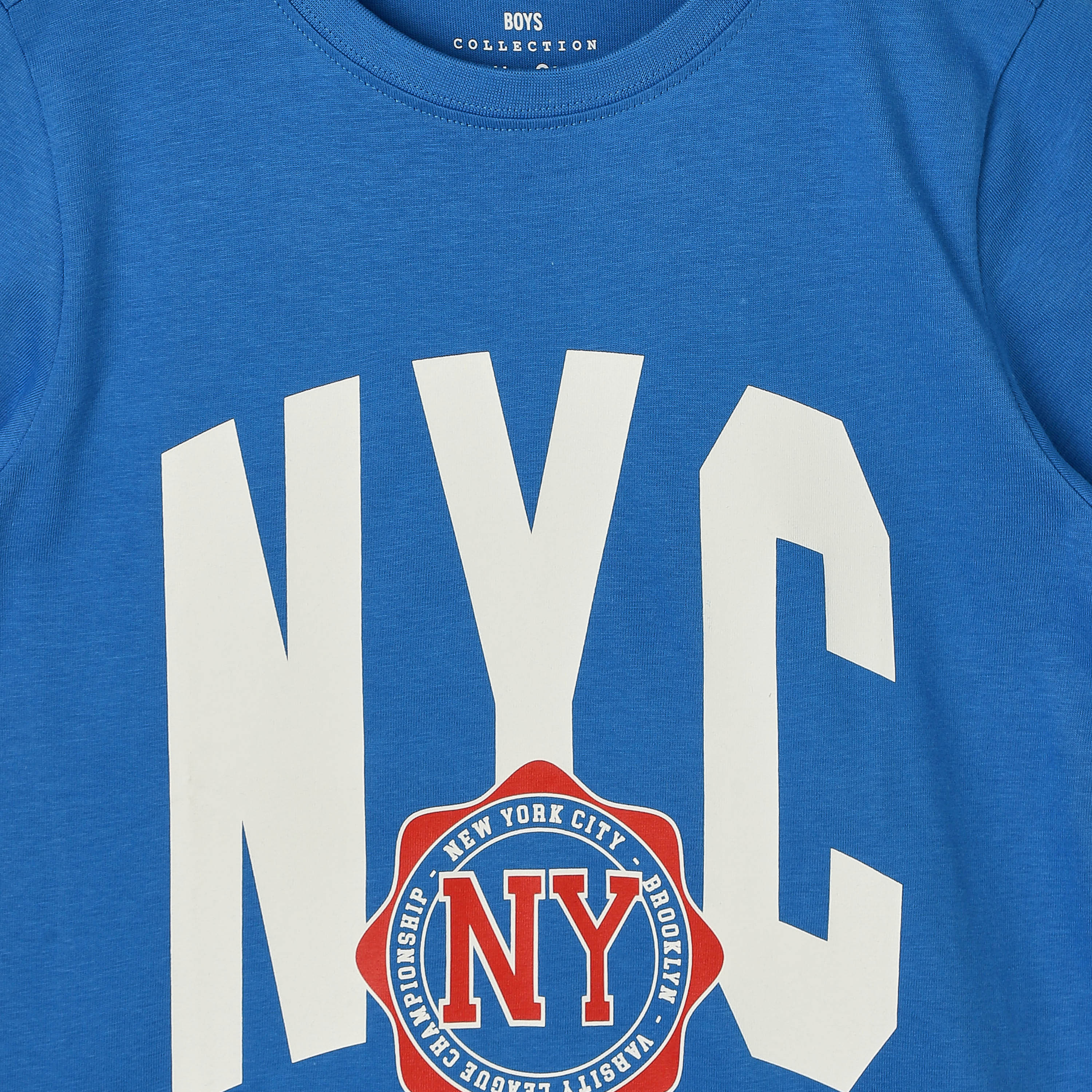 Juniors Crew Neck Short Sleeves T-shirt with Print-boys-clothing-tshirtsandpolos-image-4