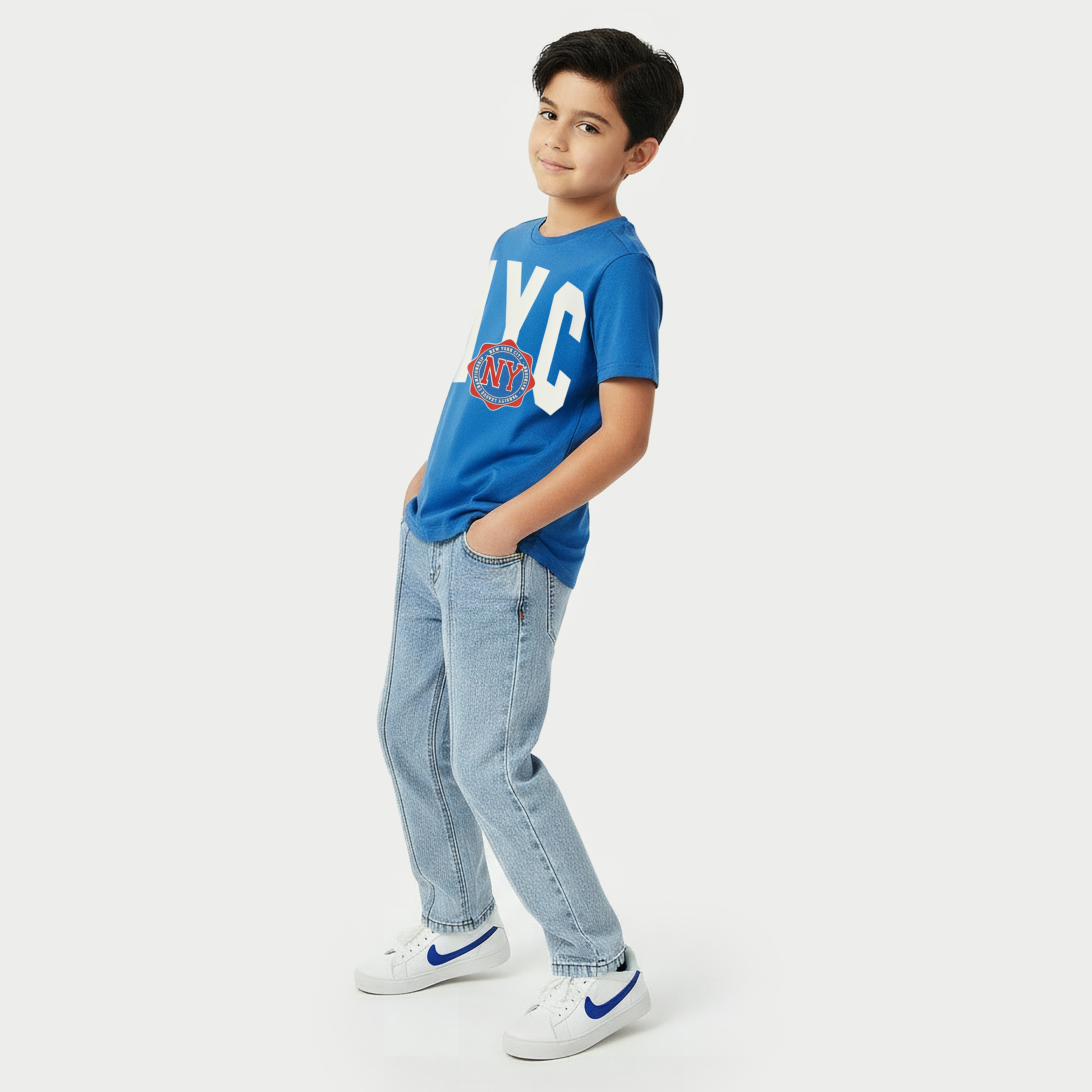 Juniors Crew Neck Short Sleeves T-shirt with Print-boys-clothing-tshirtsandpolos-image-5