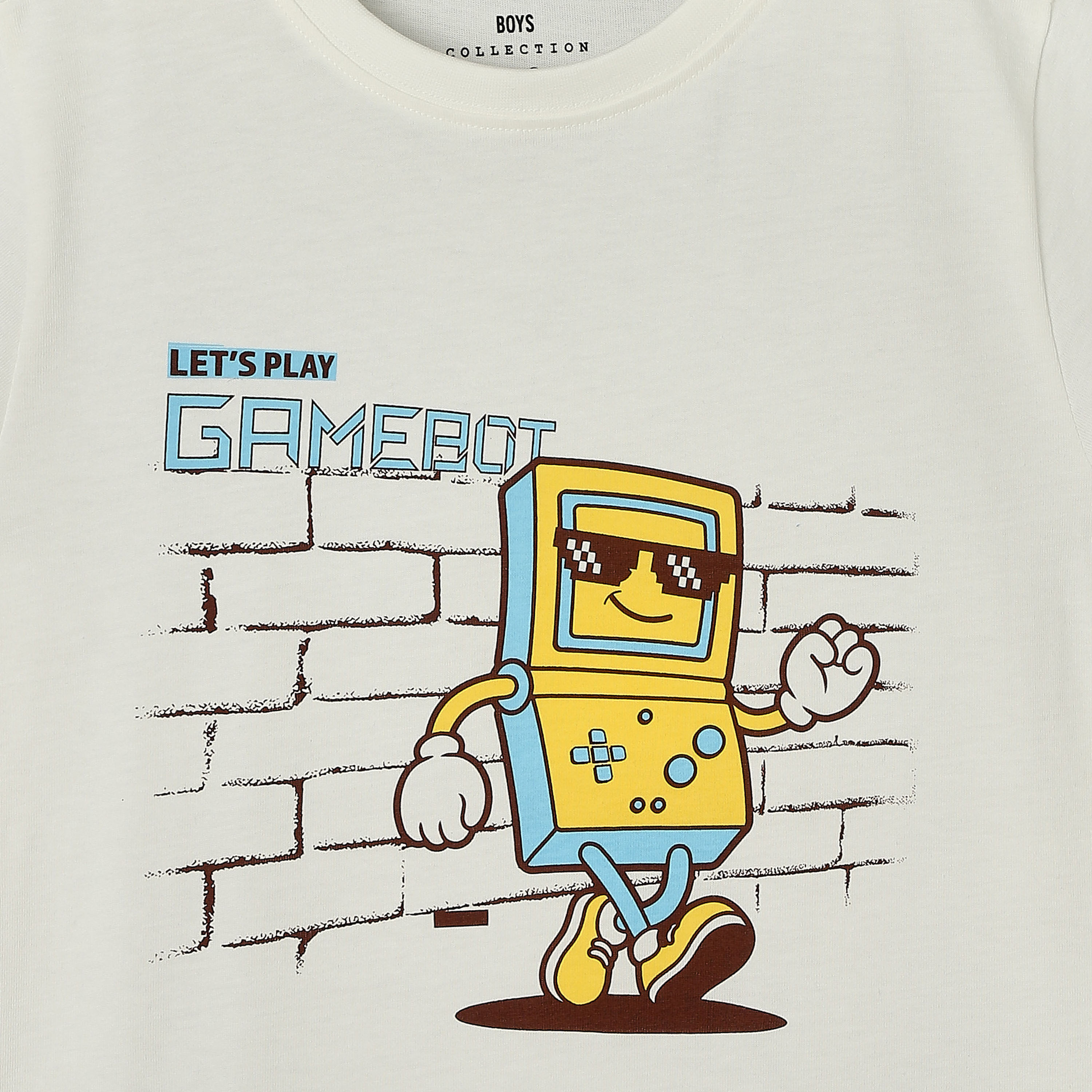 Juniors Crew Neck Short Sleeves T-shirt with Graphic Print-promo_babyshop_Buy2for30_KSA130526-image-4
