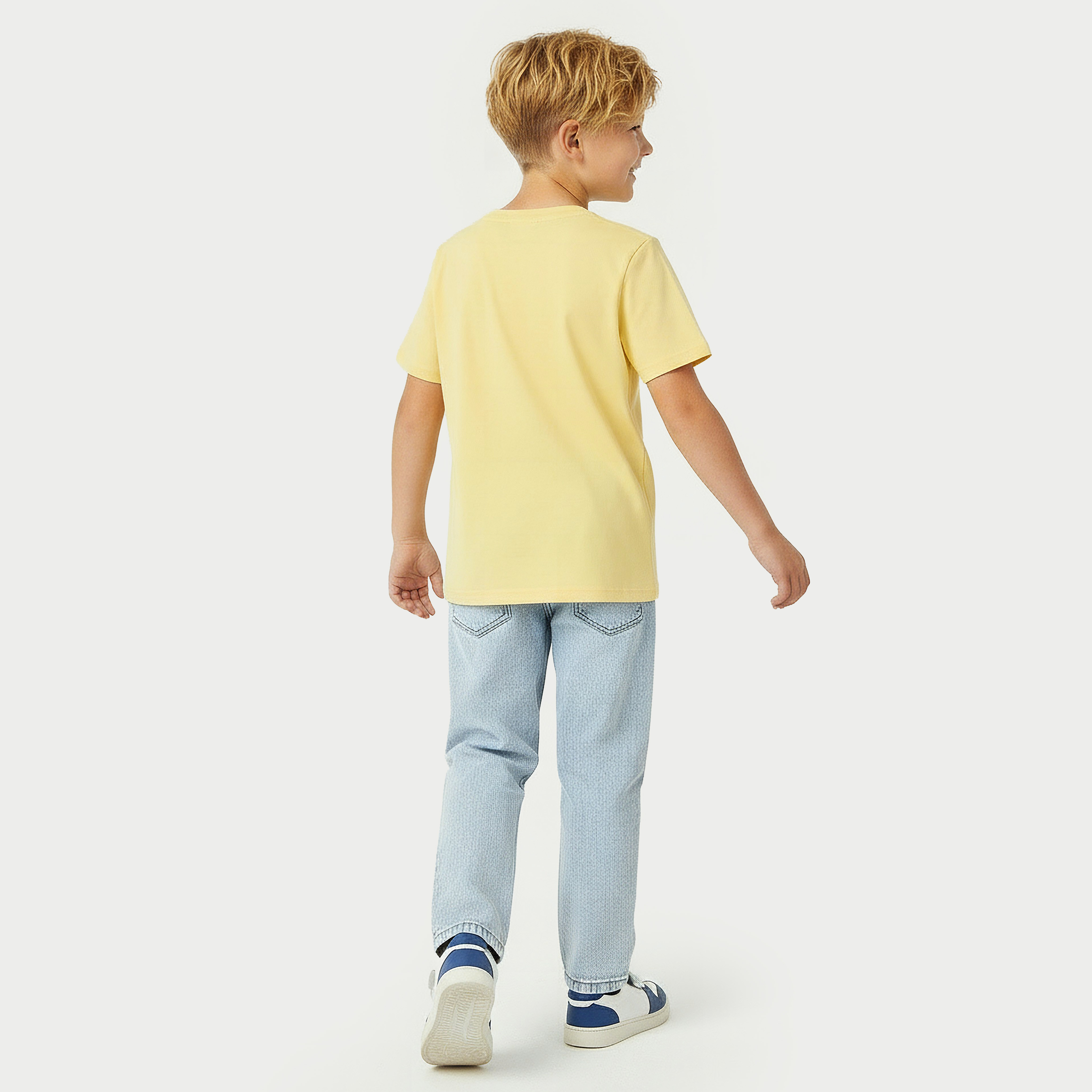 Juniors Crew Neck Short Sleeves T-shirt with Graphic Print-boys-clothing-tshirtsandpolos-image-3