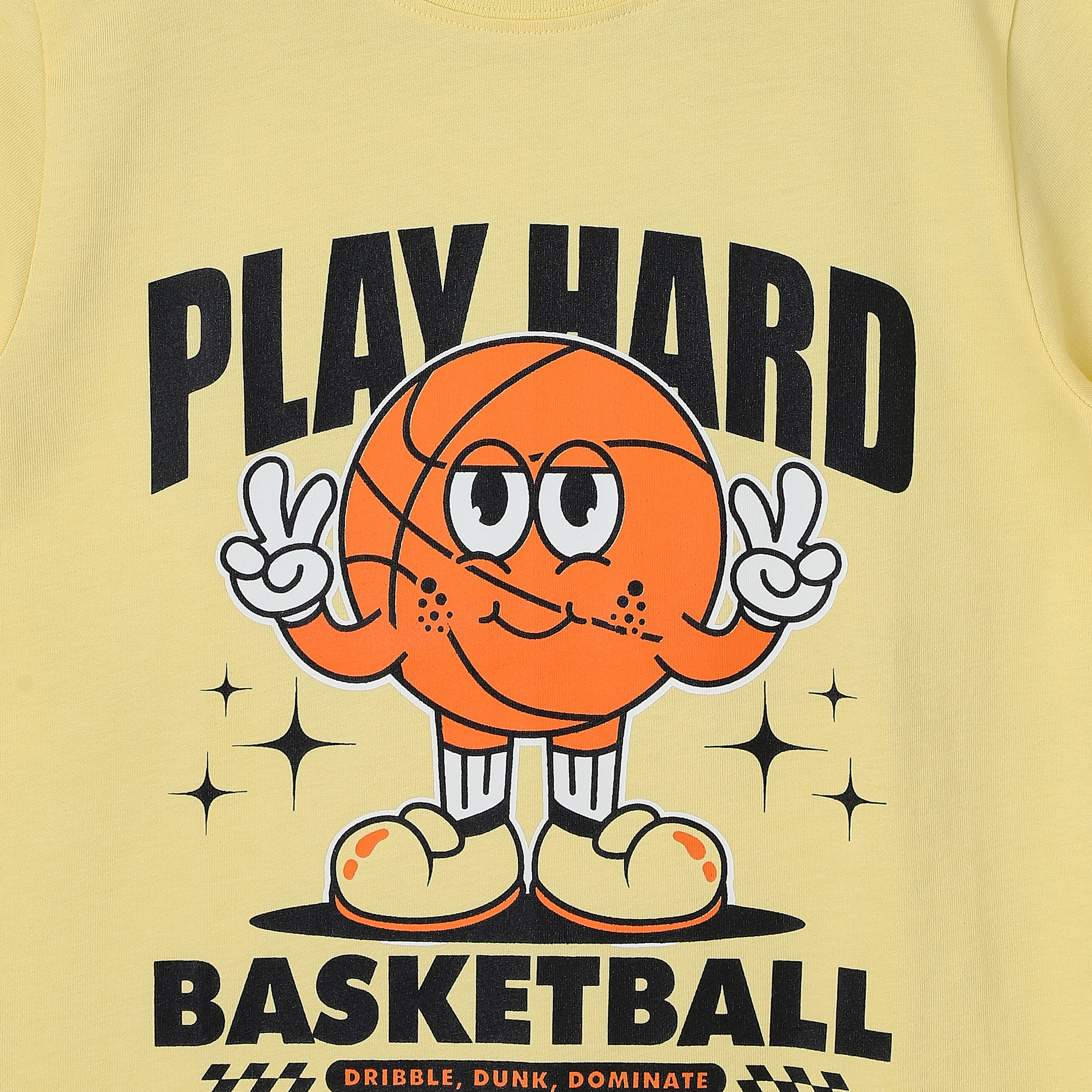 Juniors Crew Neck Short Sleeves T-shirt with Graphic Print-boys-clothing-tshirtsandpolos-image-4