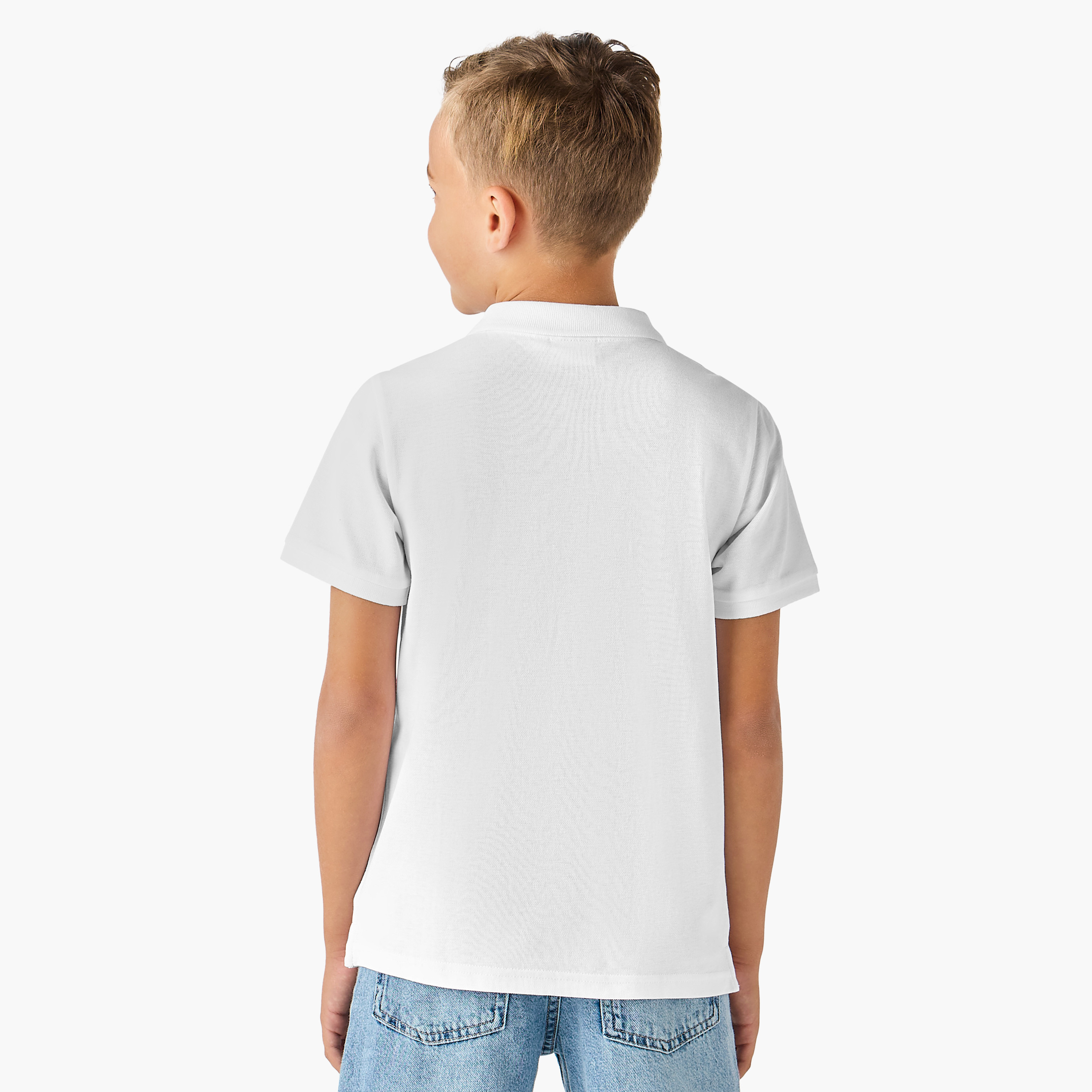 Juniors Collared Short Sleeves Polo T-shirt-boys-clothing-tshirtsandpolos-image-3