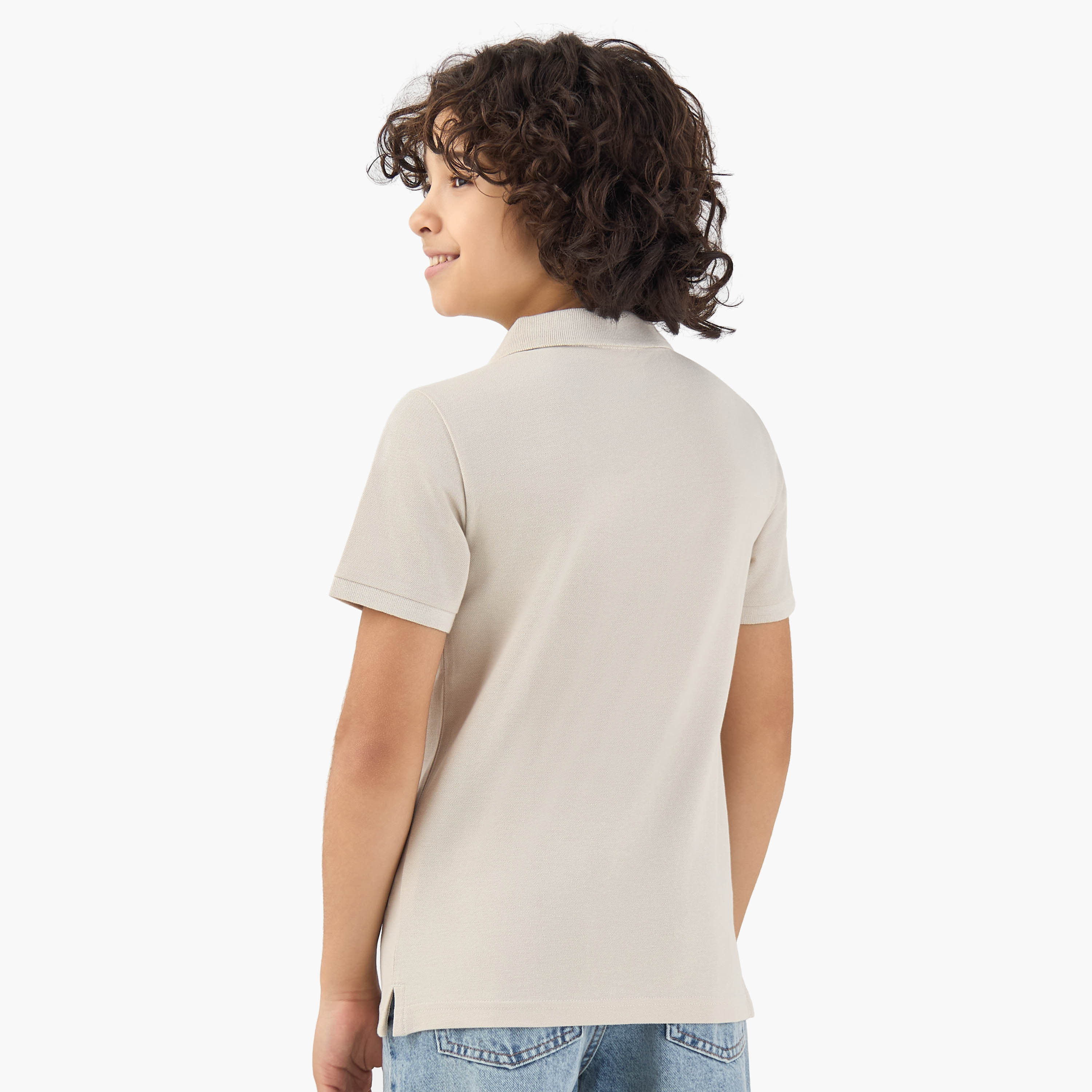 Juniors Collared Short Sleeves Polo T-shirt-boys-clothing-tshirtsandpolos-image-3