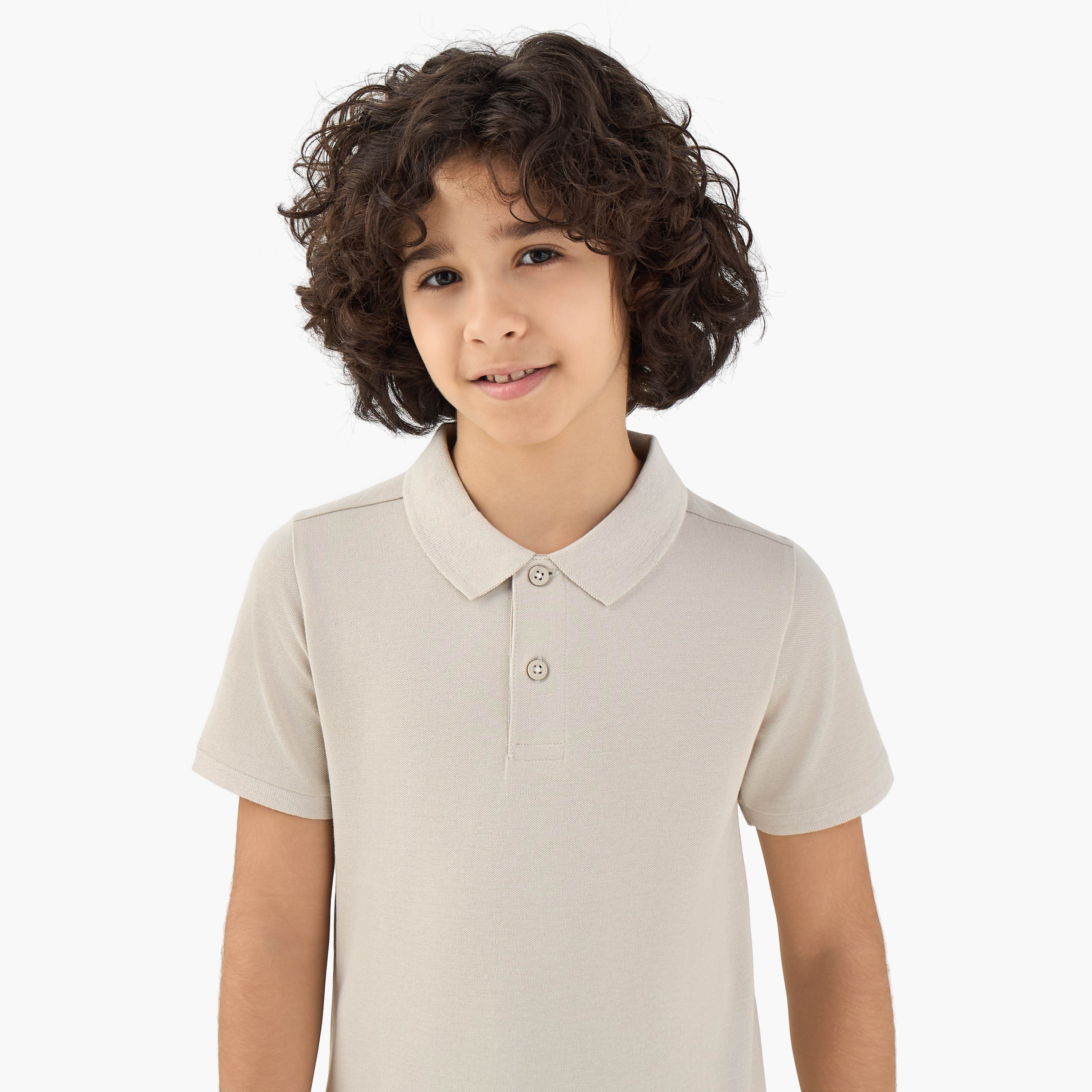 Juniors Collared Short Sleeves Polo T-shirt-boys-clothing-tshirtsandpolos-image-4