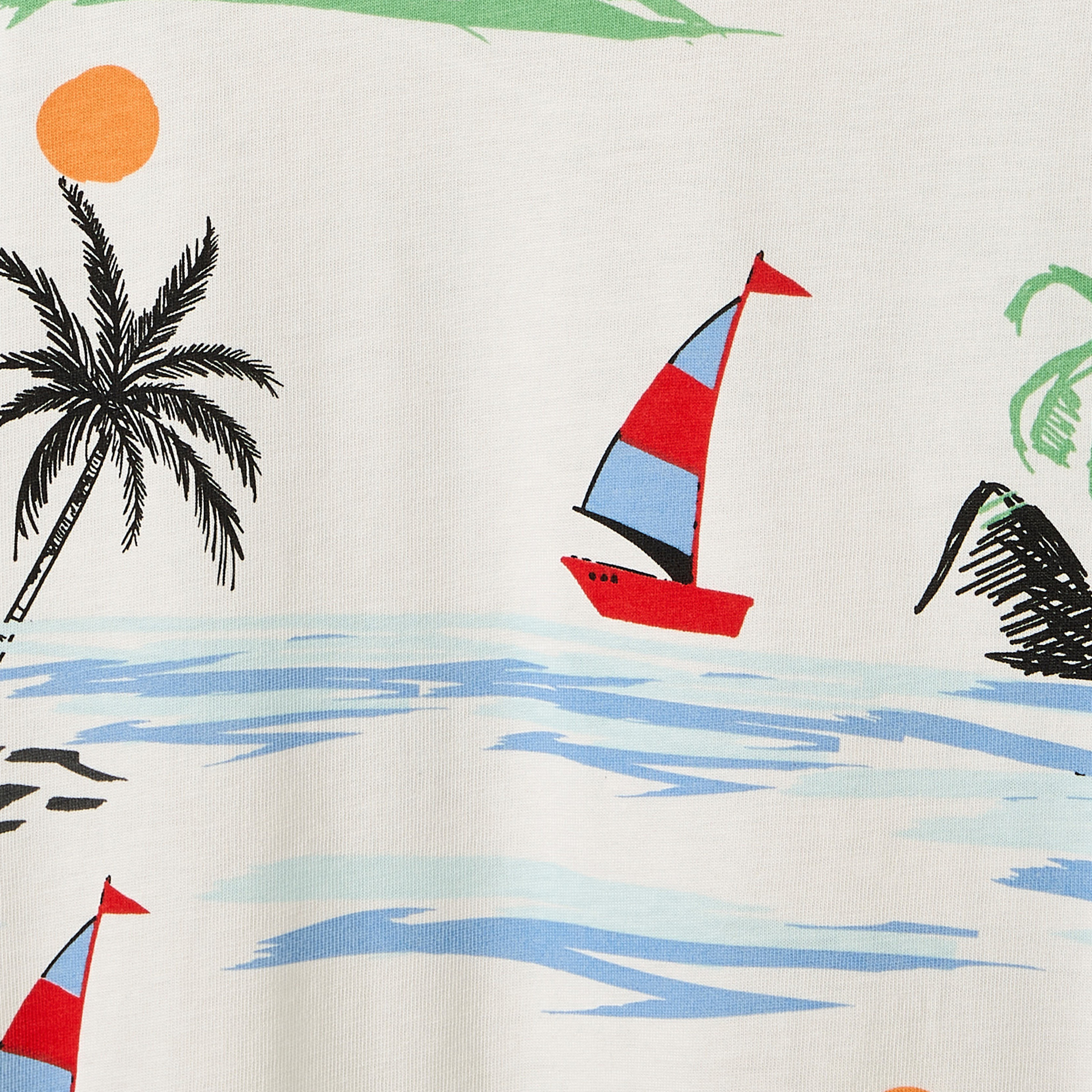 Juniors Crew Neck Short Sleeves T-shirt with Tropical Print-boys-clothing-tshirtsandpolos-image-4