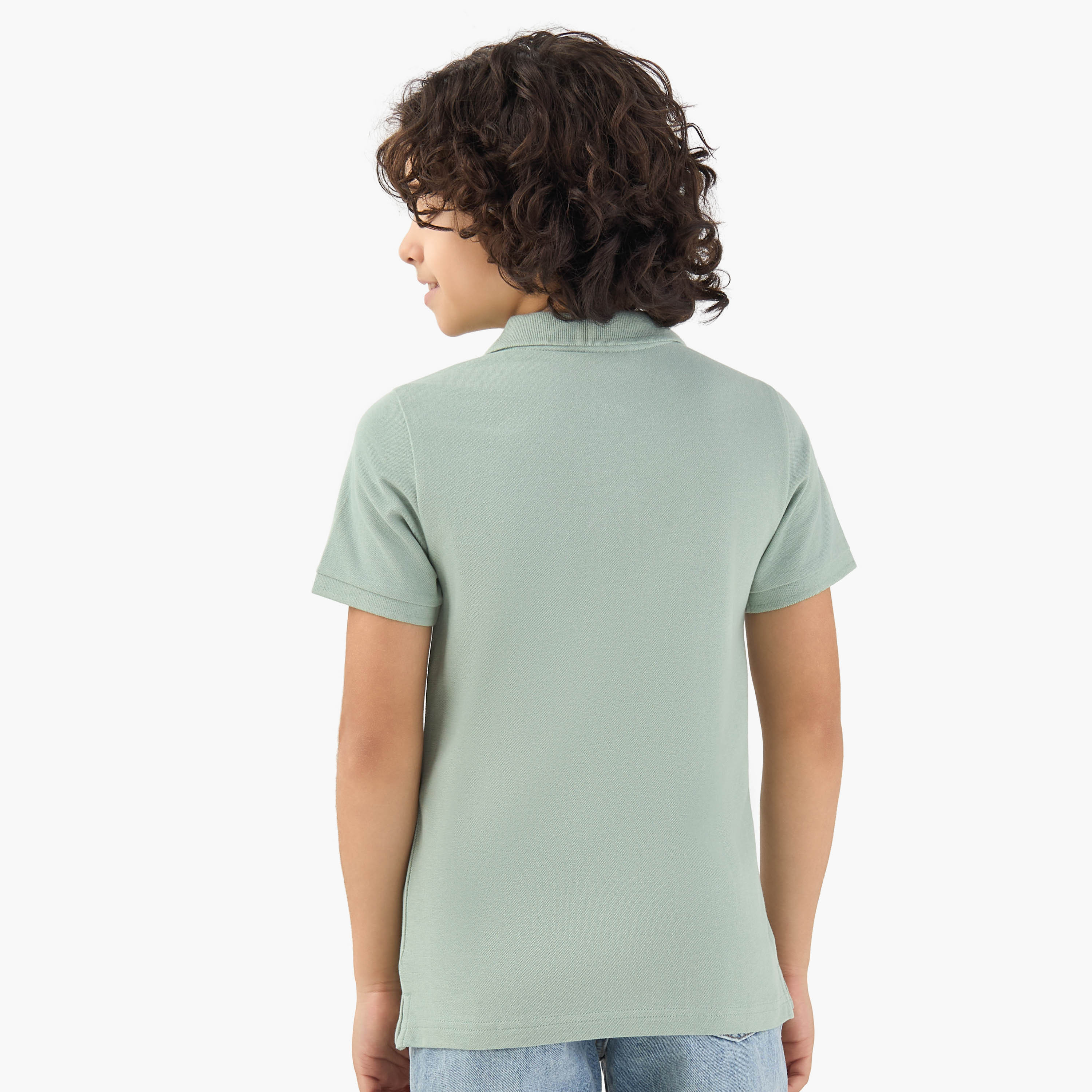 Juniors Collared Short Sleeves Polo T-shirt-boys-clothing-tshirtsandpolos-image-3