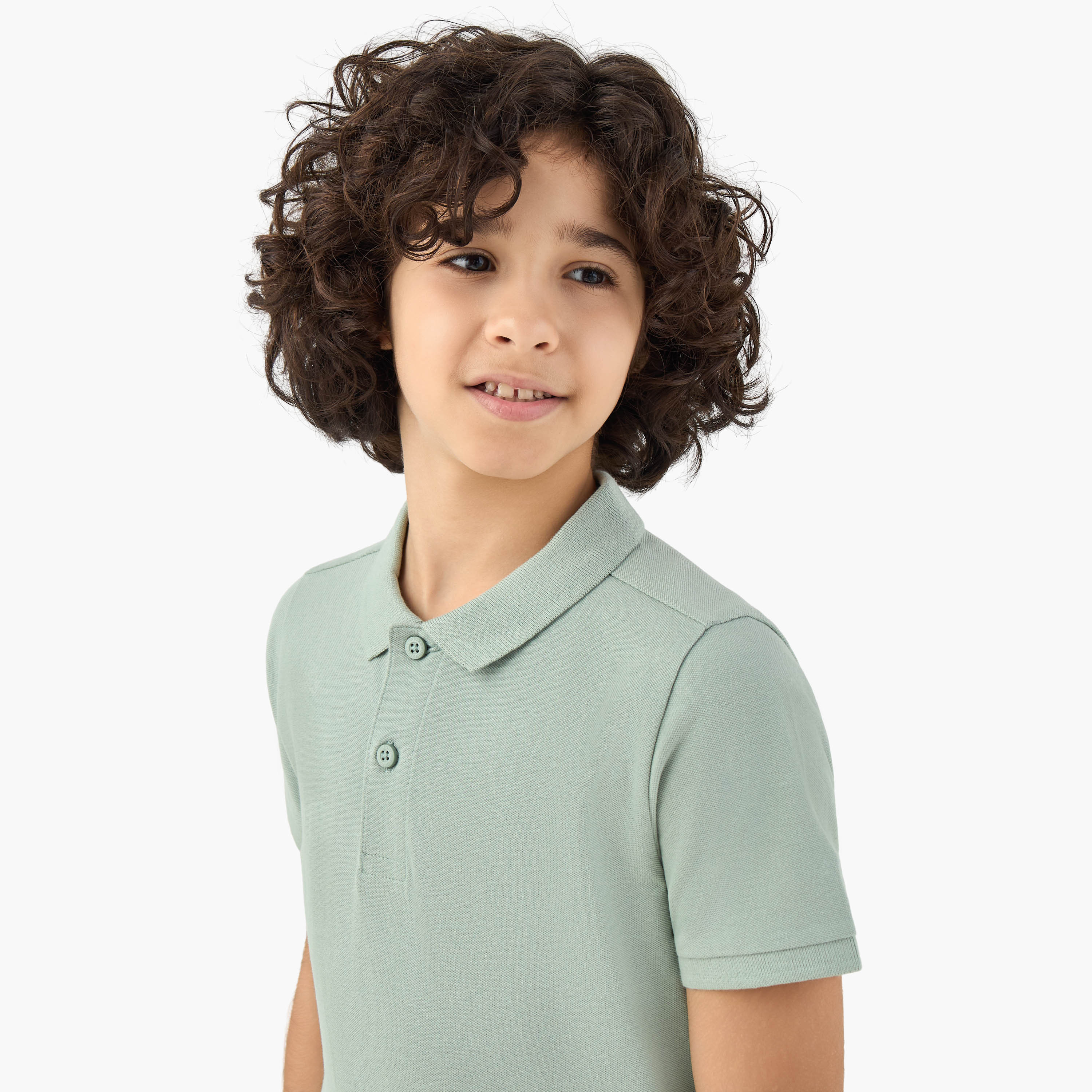 Juniors Collared Short Sleeves Polo T-shirt-boys-clothing-tshirtsandpolos-image-4