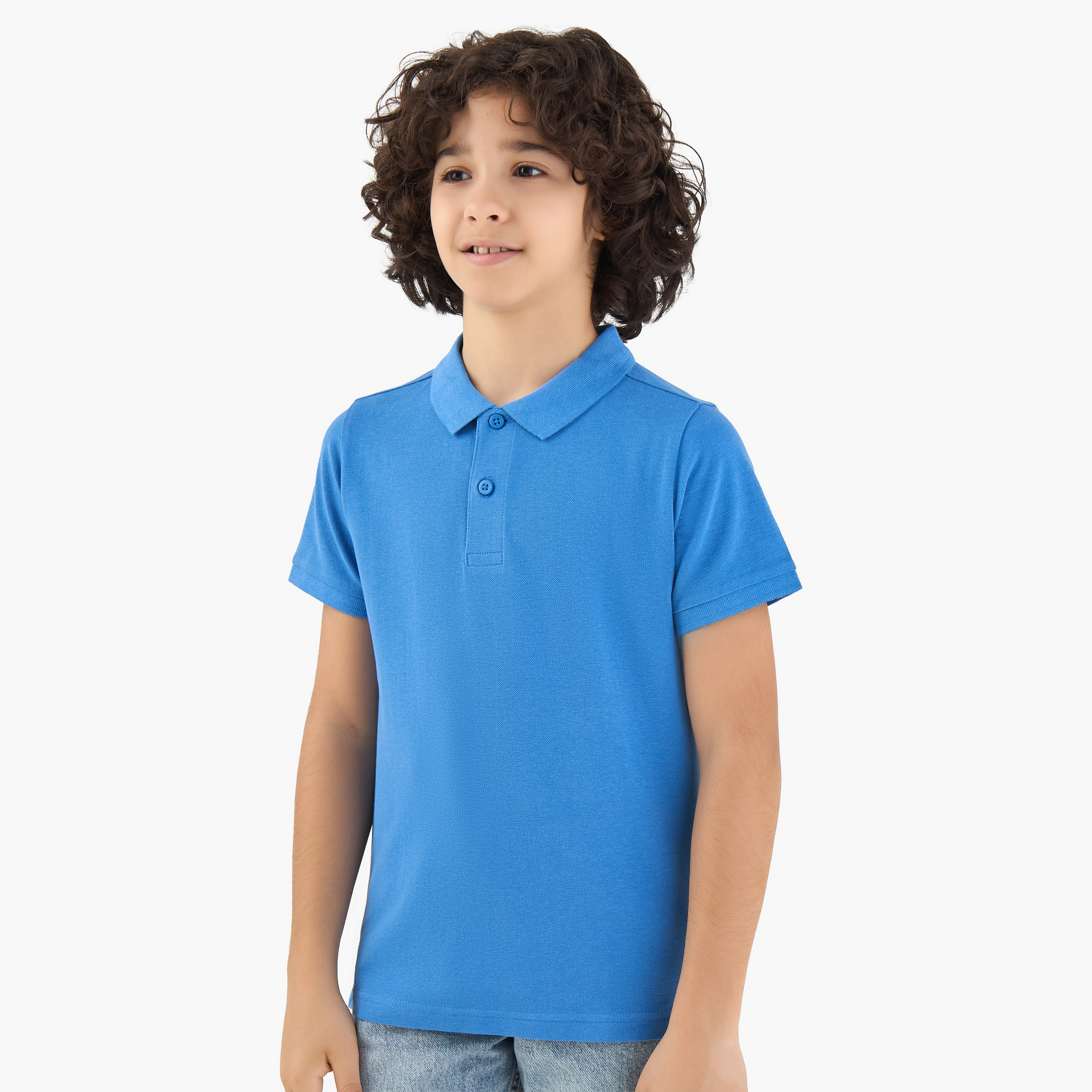 Juniors Collared Short Sleeves Polo T-shirt-boys-clothing-tshirtsandpolos-image-1