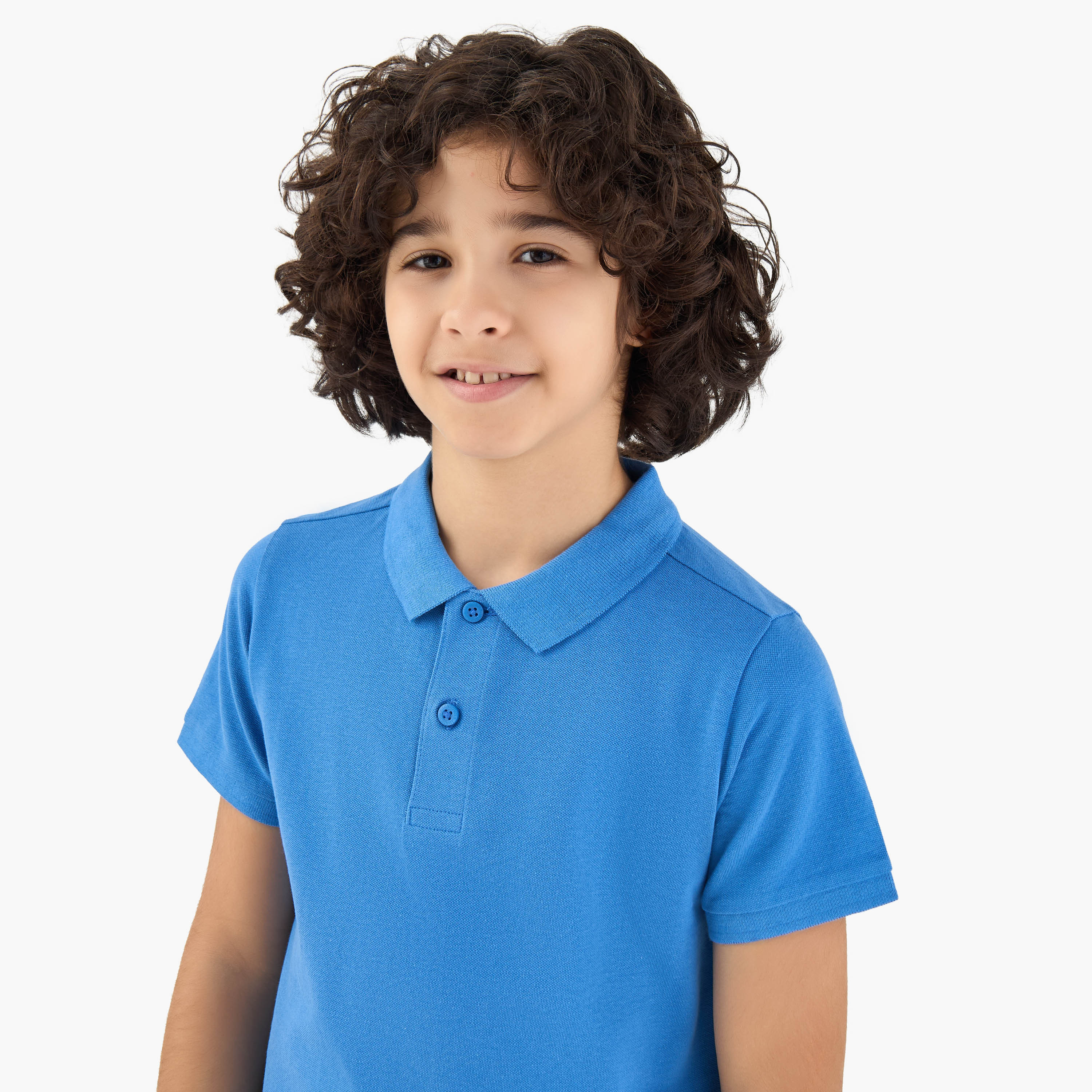 Juniors Collared Short Sleeves Polo T-shirt-boys-clothing-tshirtsandpolos-image-4