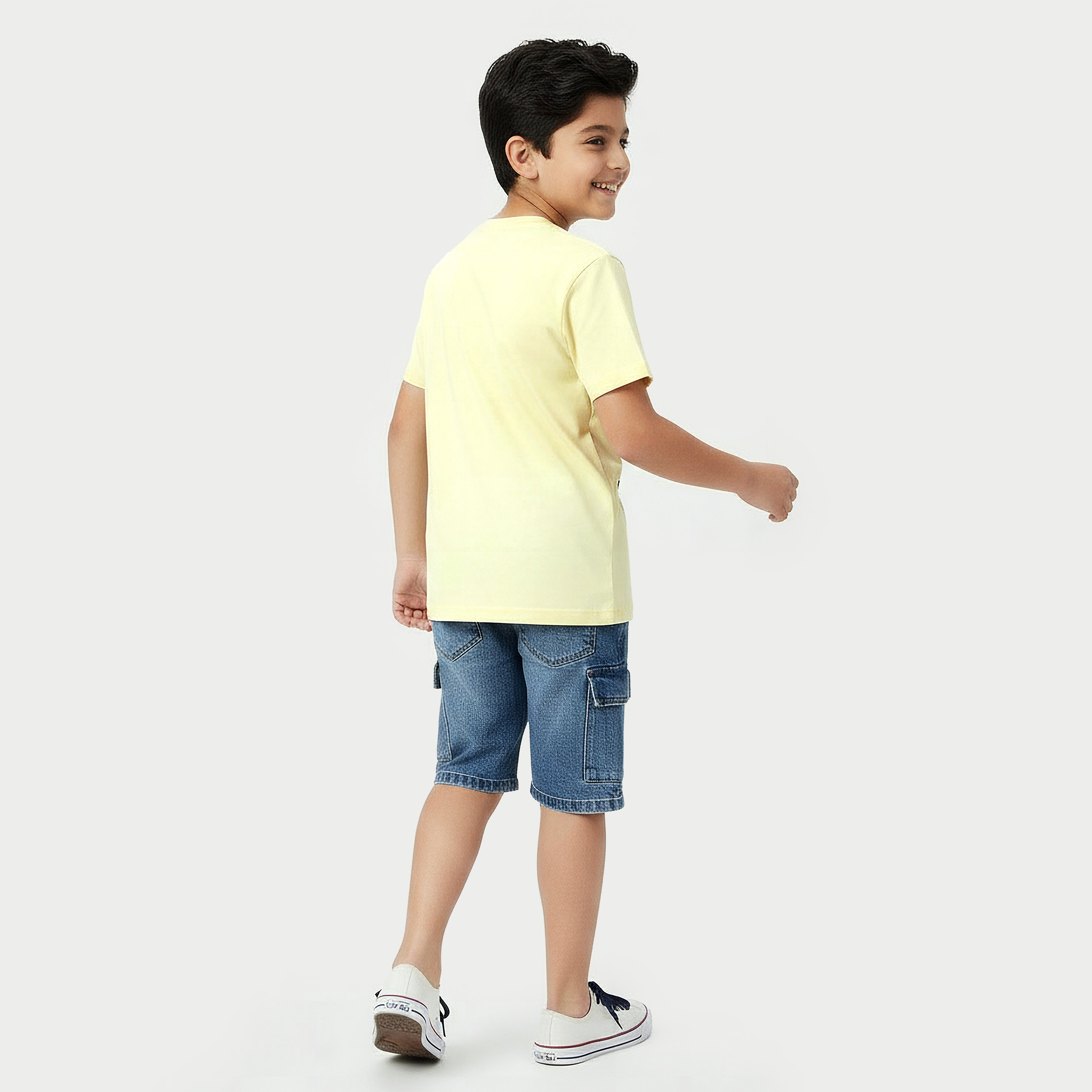 Juniors Crew Neck Short Sleeves T-shirt with Print-promo_babyshop_Buy2for30_KSA130526-image-3