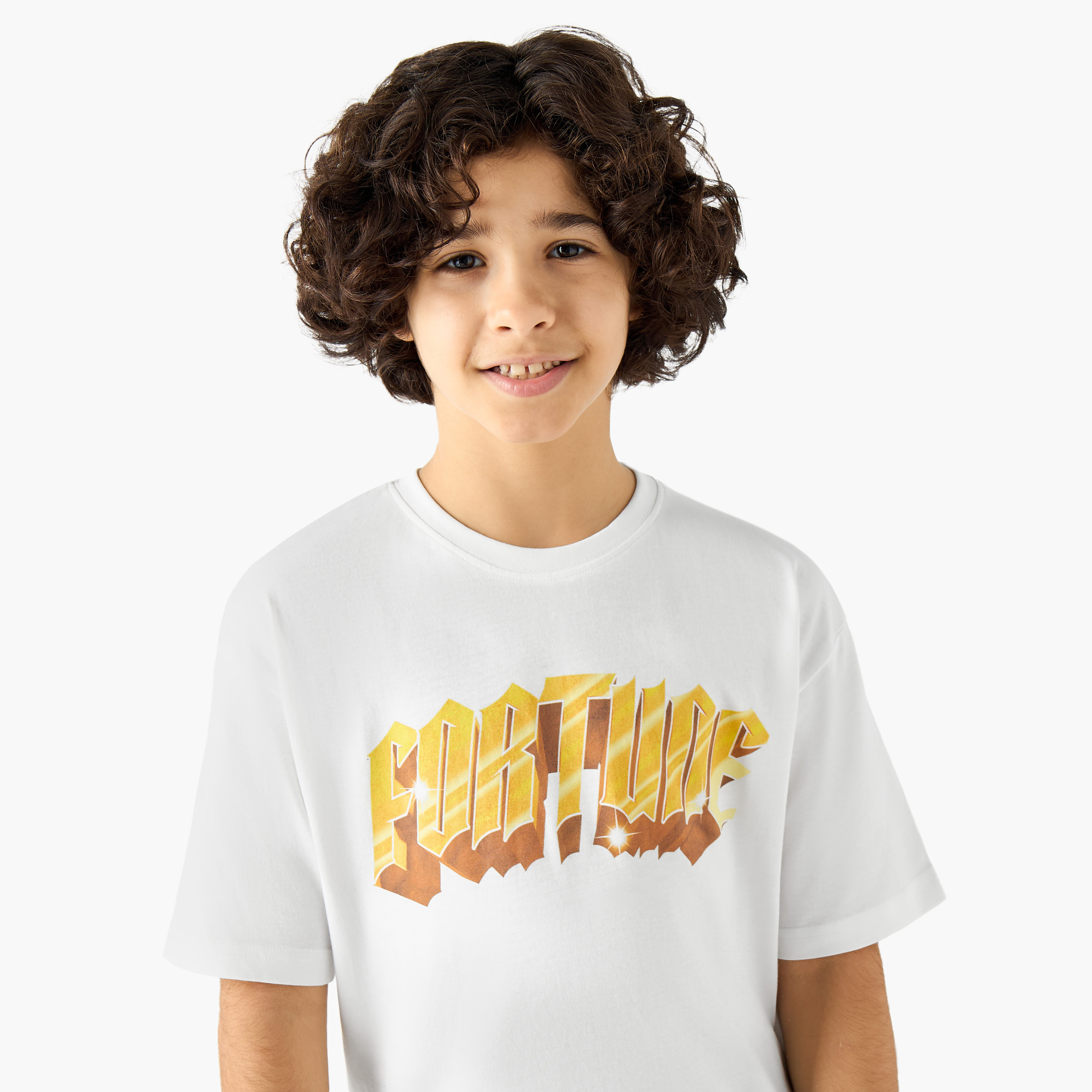Juniors Crew Neck Short Sleeve T-shirt with Print-boys-clothing-tshirtsandpolos-image-4