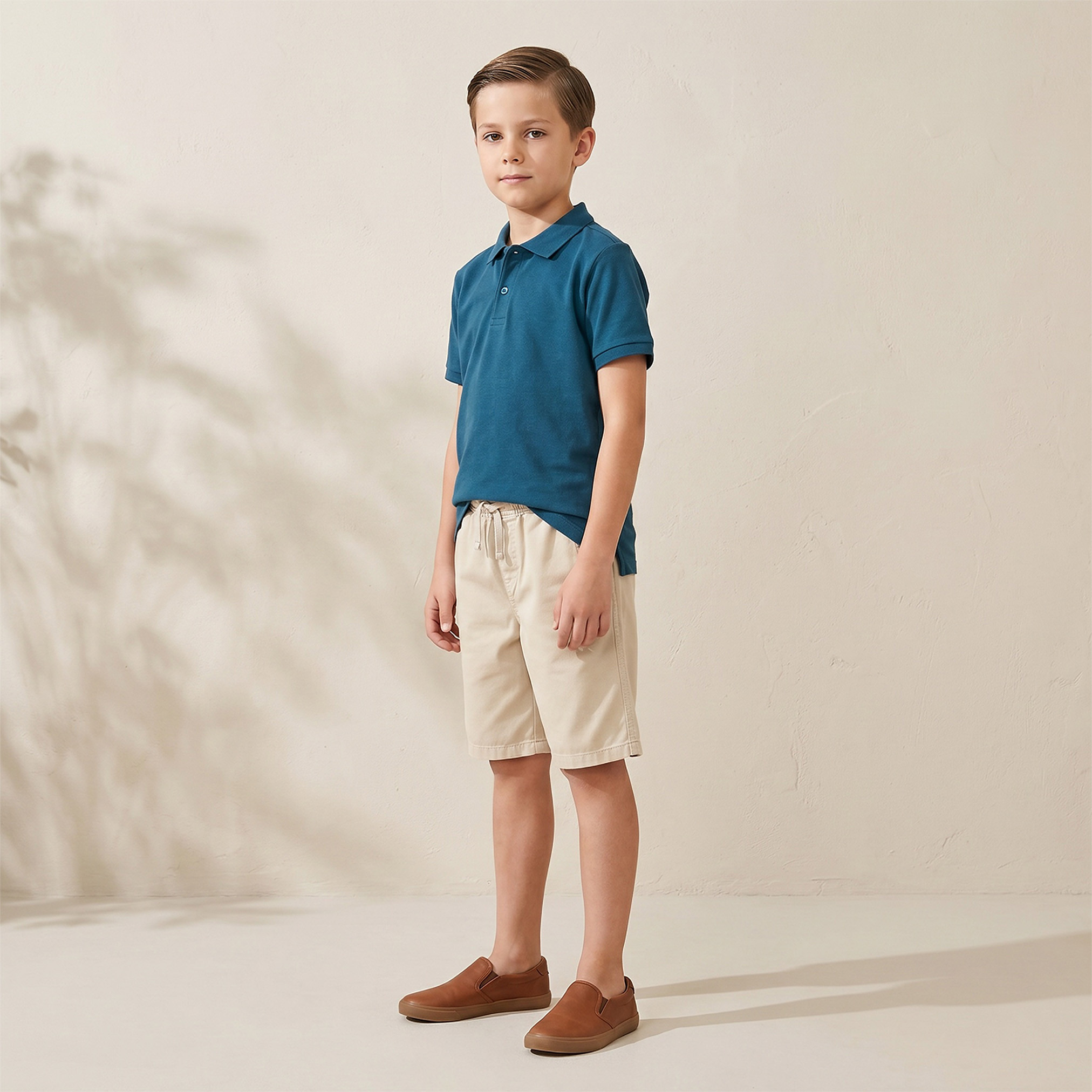 Juniors Collared Short Sleeves Polo T-shirt-boys-clothing-tshirtsandpolos-image-2