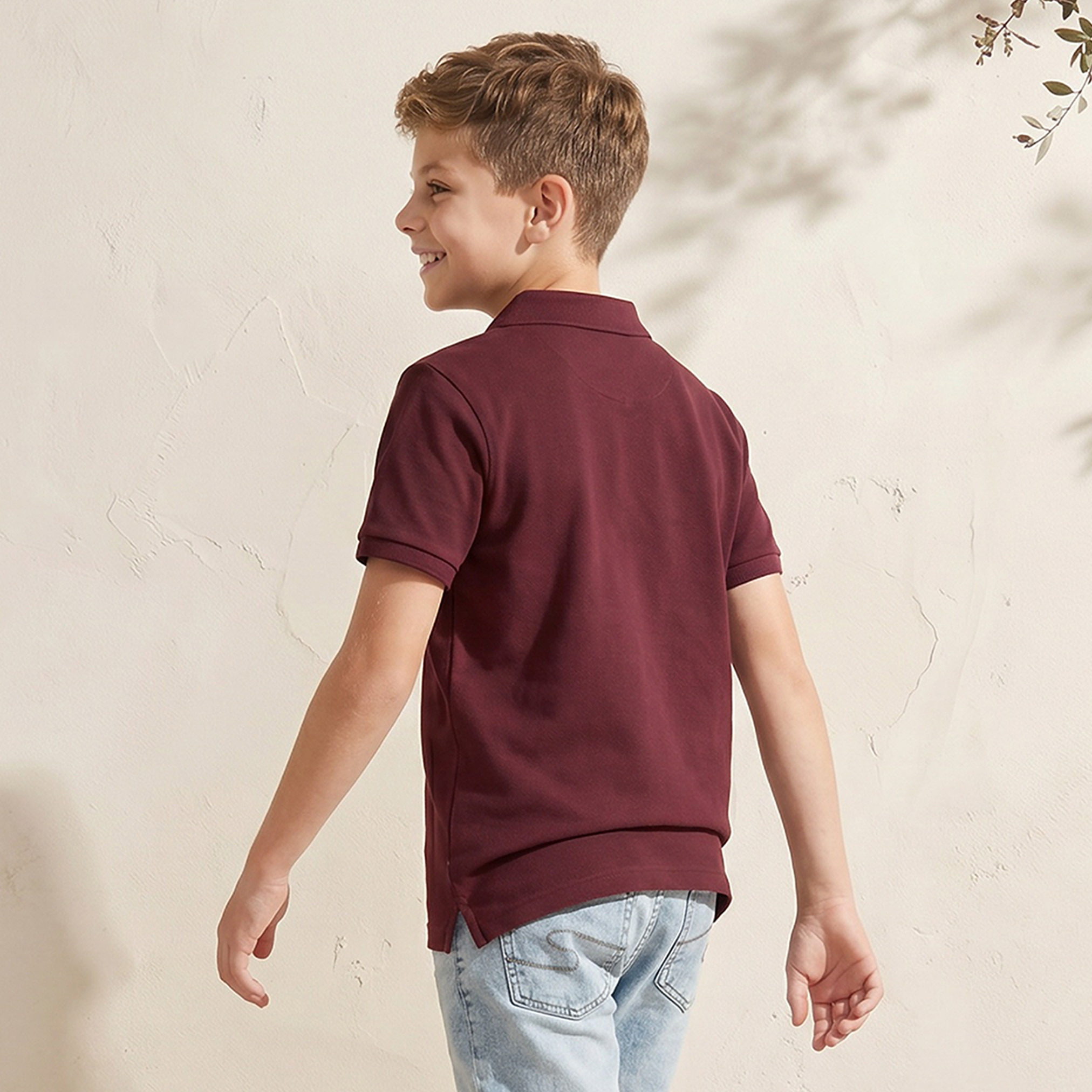 Juniors Collared Short Sleeves Polo T-shirt-boys-clothing-tshirtsandpolos-image-3