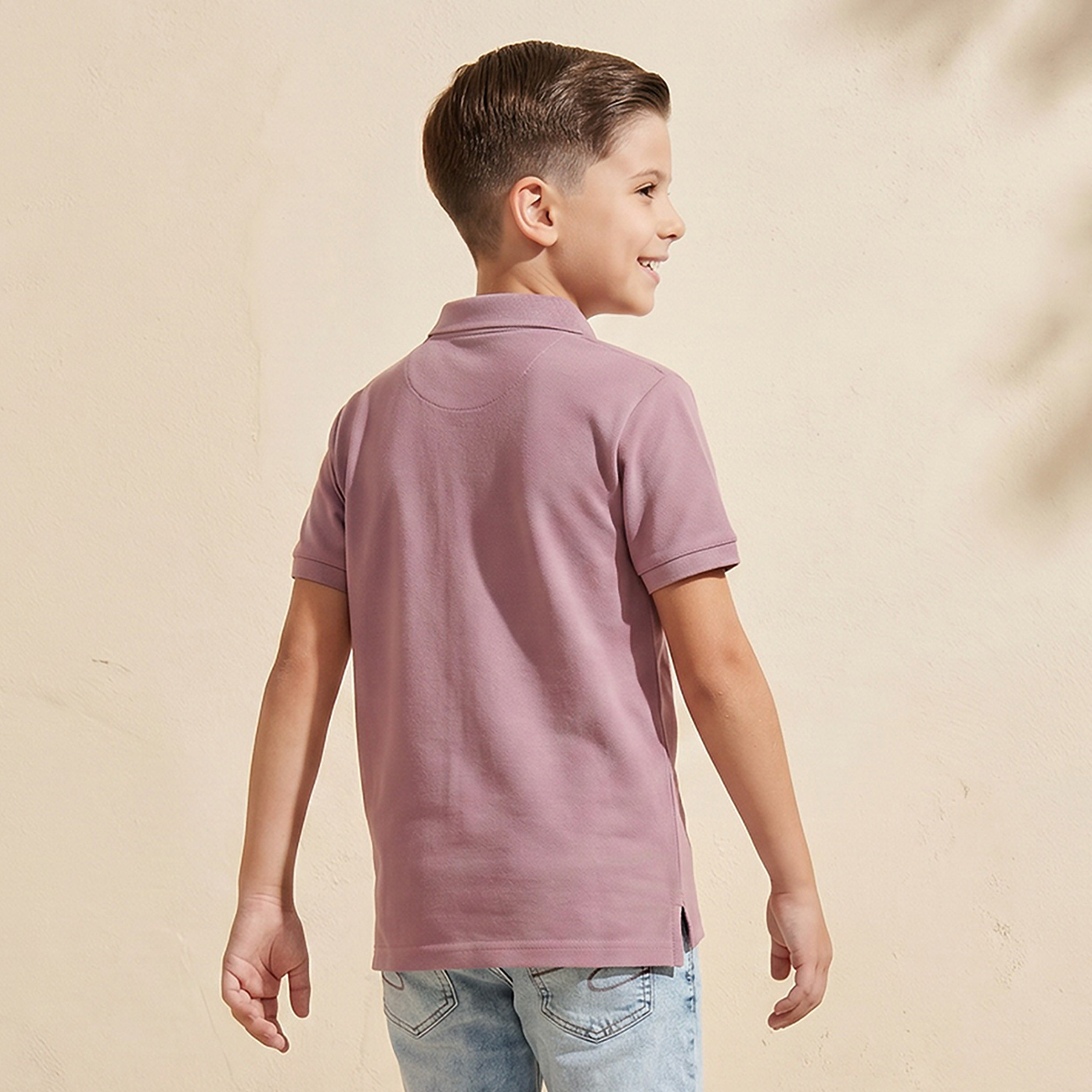 Juniors Collared Short Sleeves Polo T-shirt-boys-clothing-tshirtsandpolos-image-3