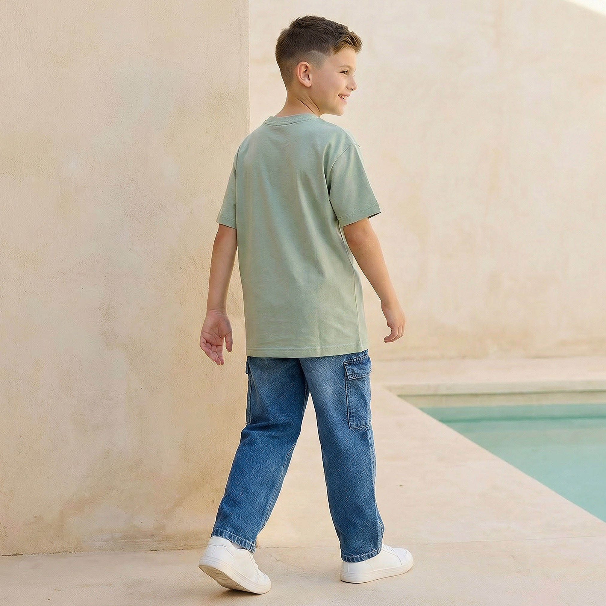 Juniors Crew Neck Short Sleeve T-shirt with Embroidery-boys-clothing-tshirtsandpolos-image-3