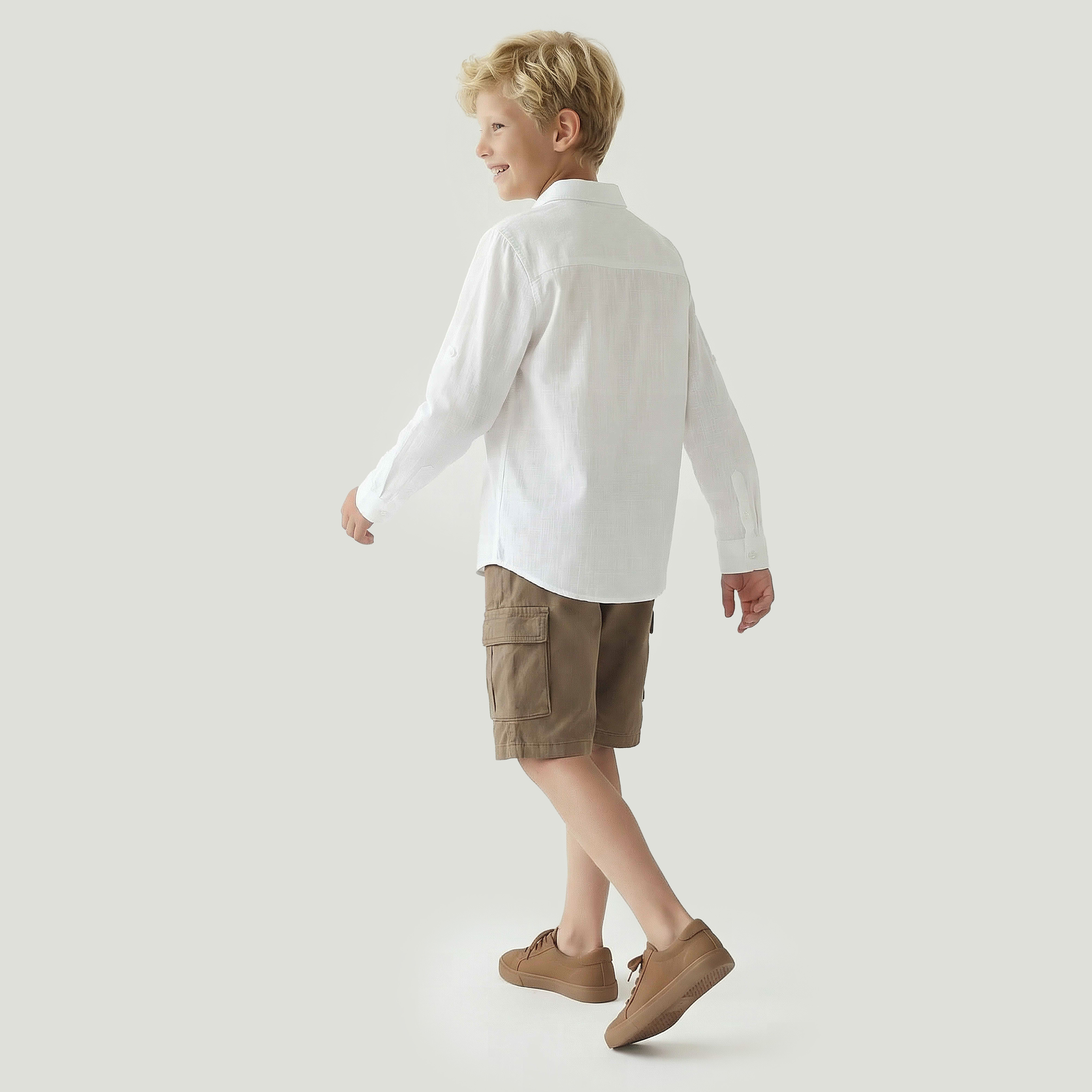Juniors Long Sleeves Shirt with Chest Pocket-boys-clothing-shirts-image-3