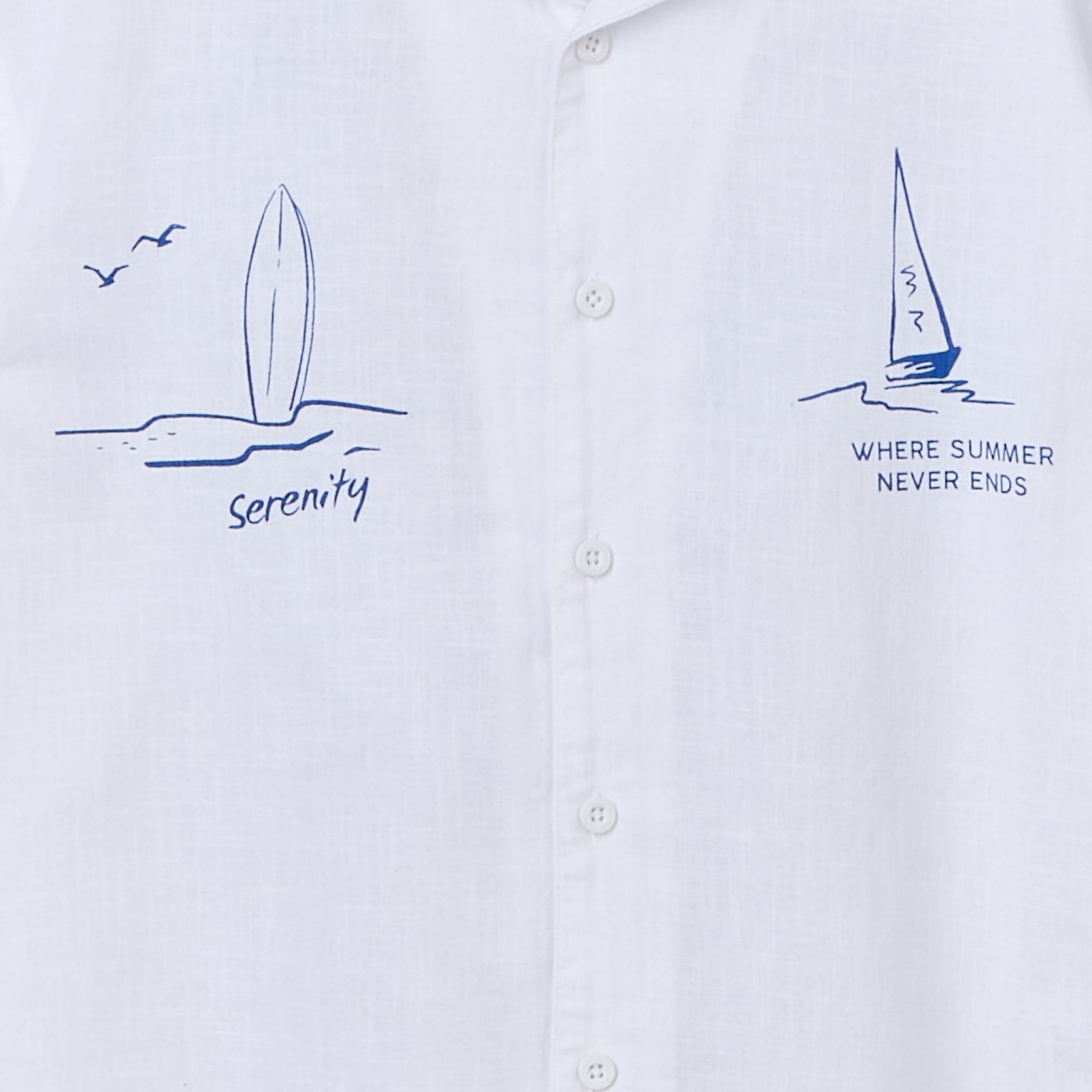 Juniors Short Sleeves Shirt with Nautical Print-boys-clothing-shirts-image-5