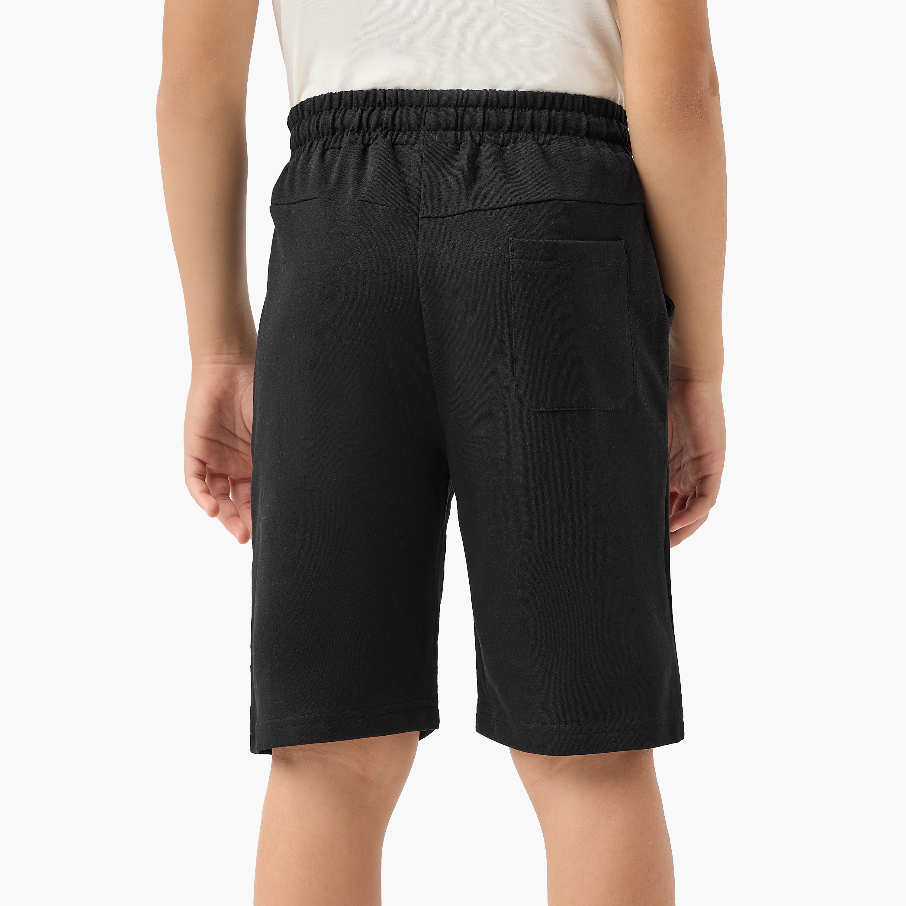Juniors Drawstring Waist Shorts with Pockets-boys-clothing-bottoms-shorts-image-3
