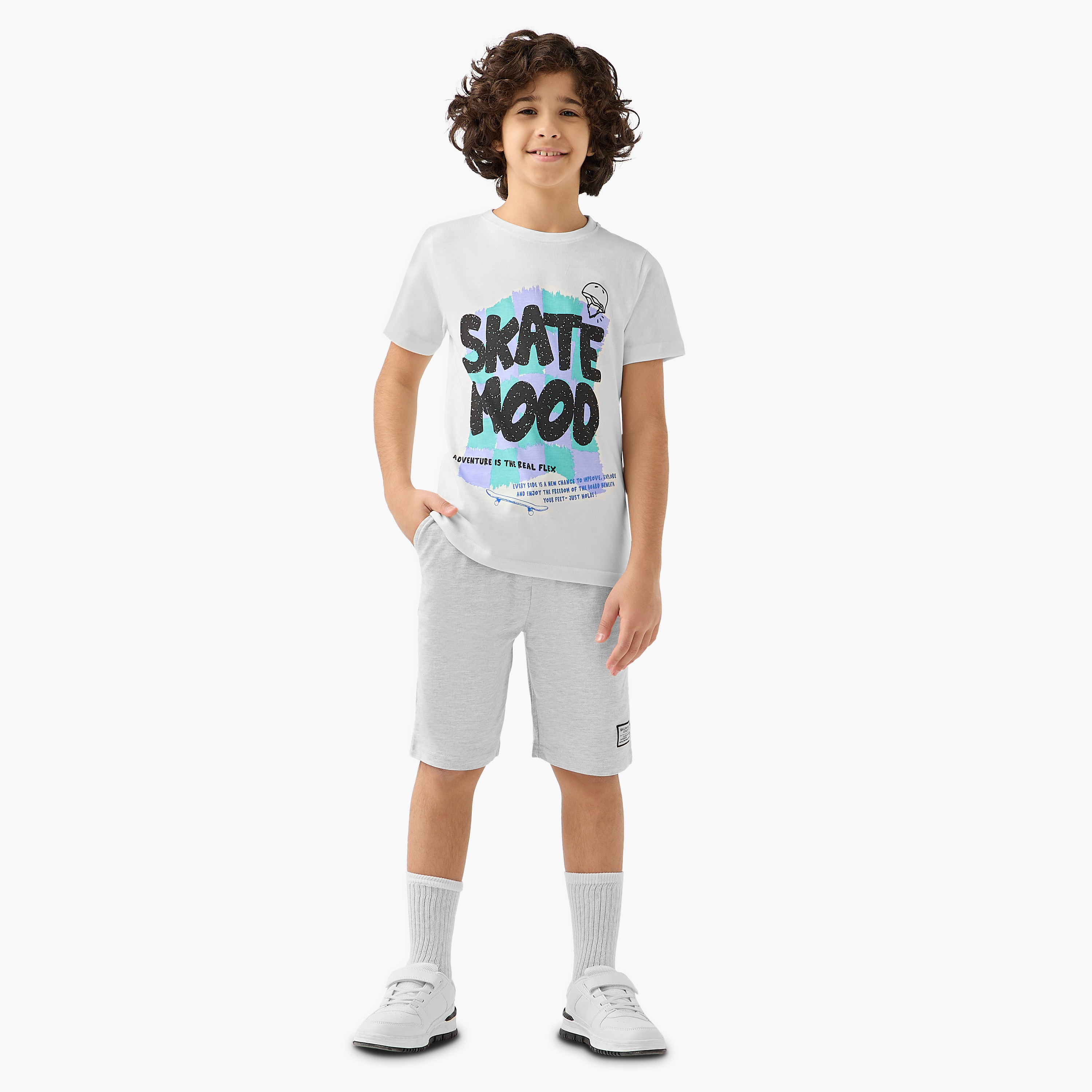 شورت برباط خصر وجيوب من جونيورز-boys-clothing-bottoms-shorts-image-4