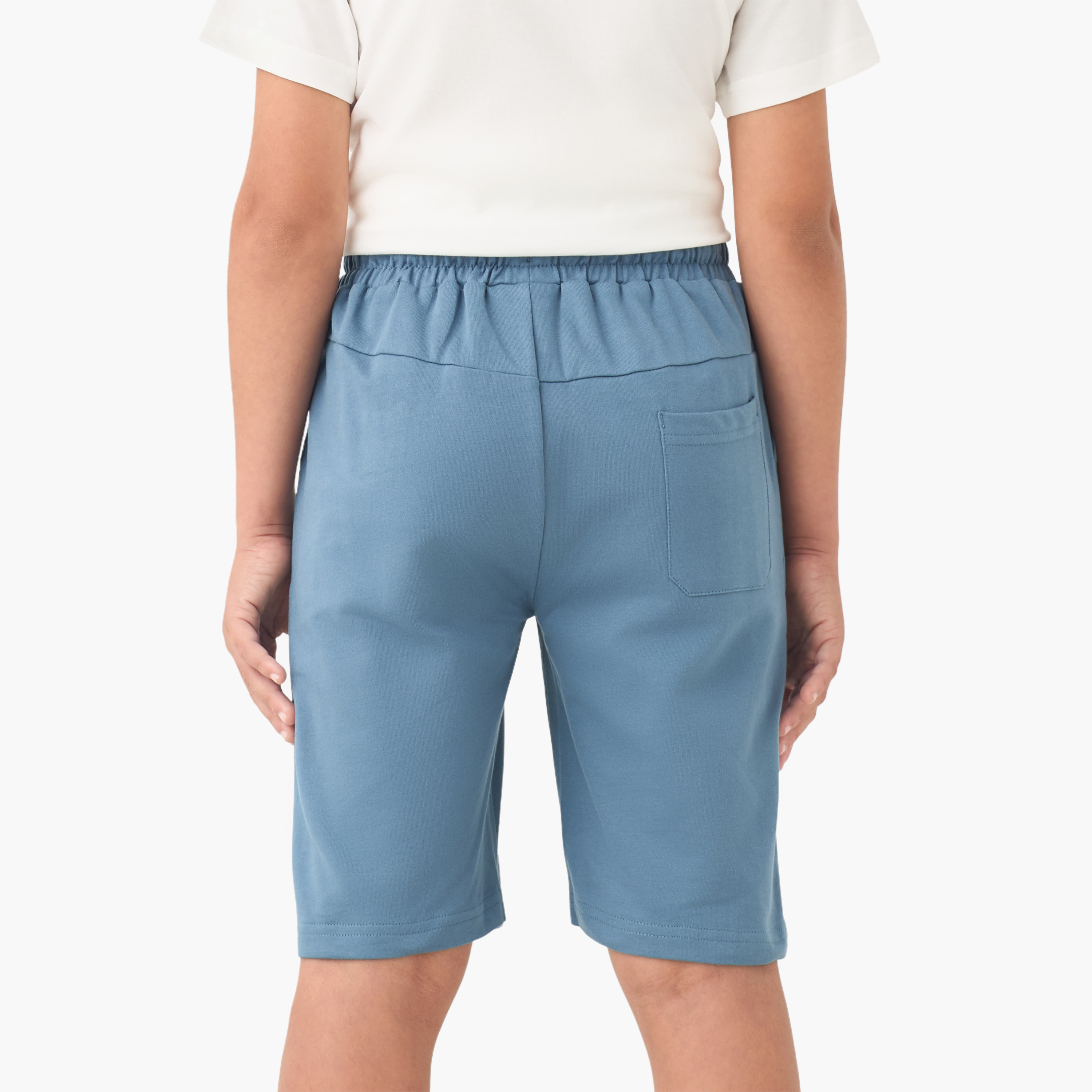 Juniors Elasticated Drawstring Shorts with Pockets-boys-clothing-bottoms-shorts-image-3