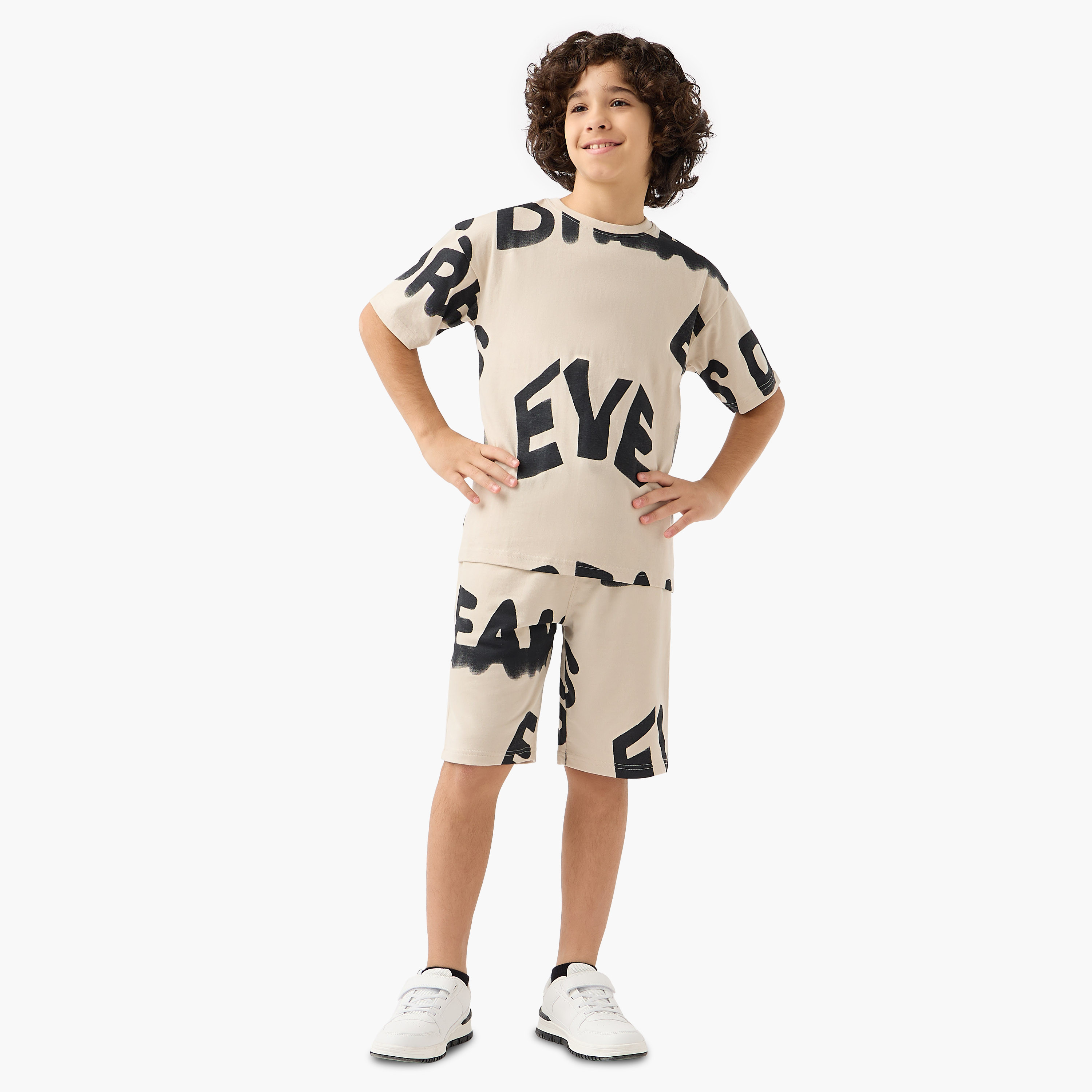 Juniors Drawstring Waist Shorts with Pockets-boys-clothing-bottoms-shorts-image-2