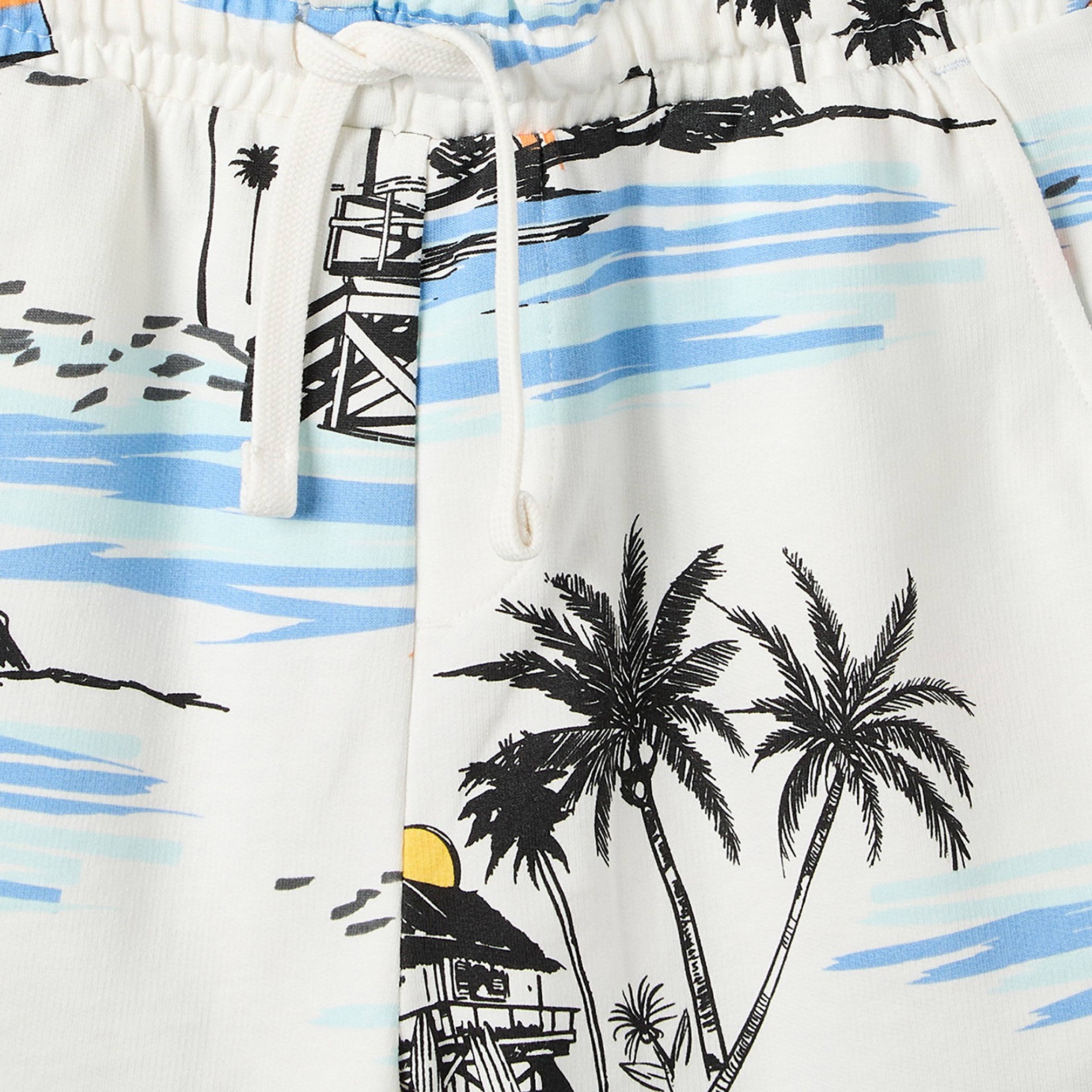 Juniors Drawstring Waist Shorts with Pockets-boys-clothing-bottoms-shorts-image-4