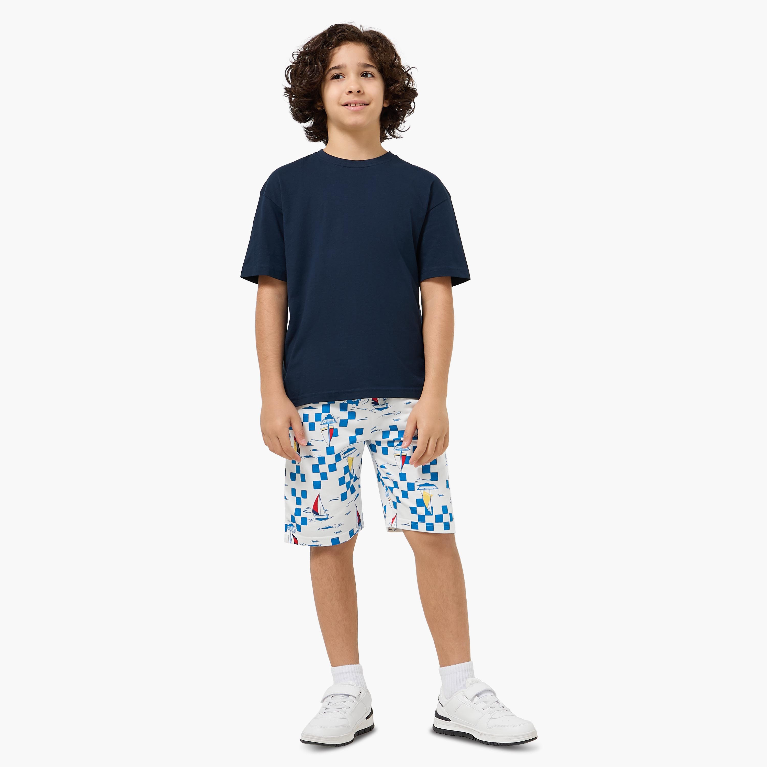 شورت برباط خصر وجيوب من جونيورز-boys-clothing-bottoms-shorts-image-3