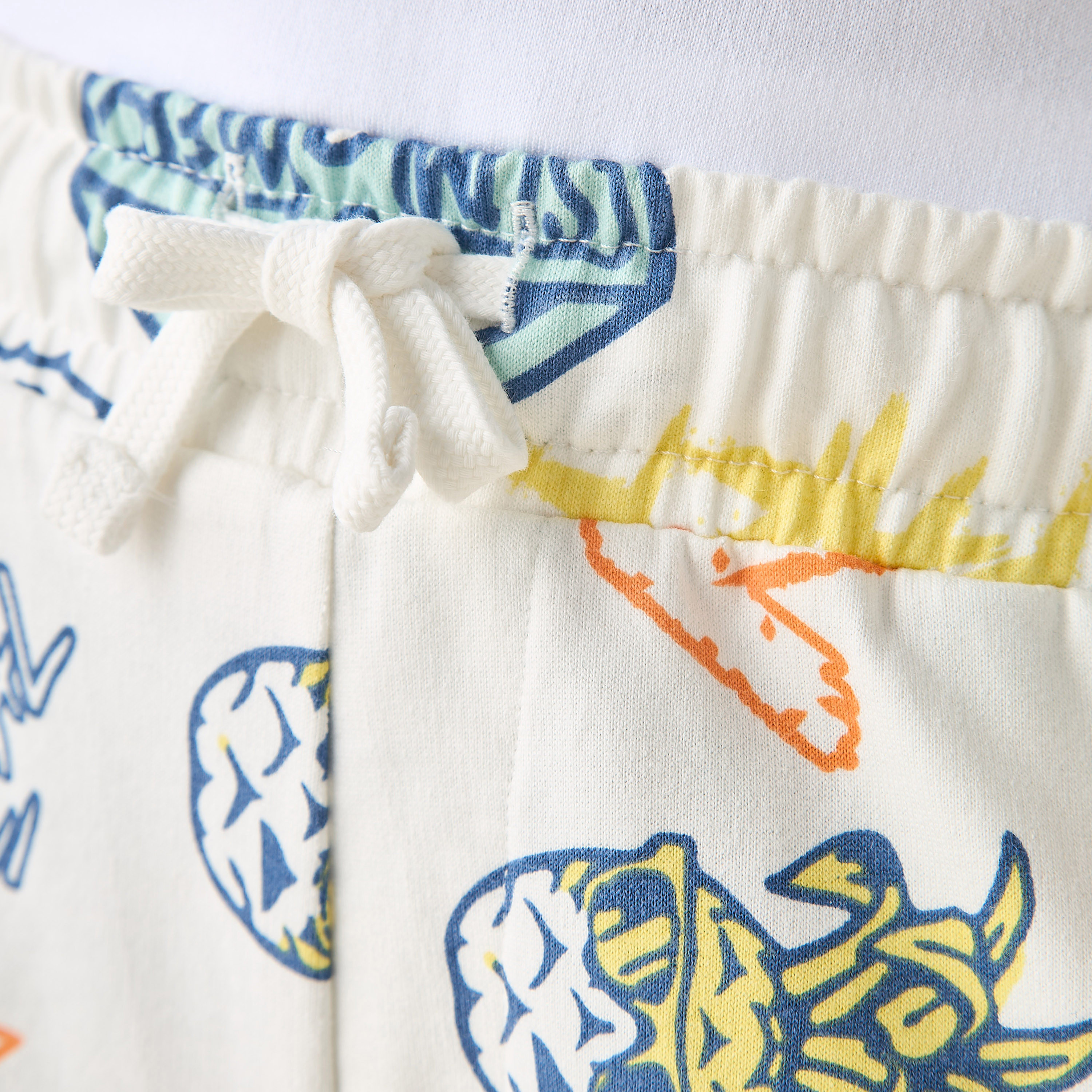 Juniors Drawstring Waist Shorts with Graphic Print-boys-clothing-bottoms-shorts-image-5