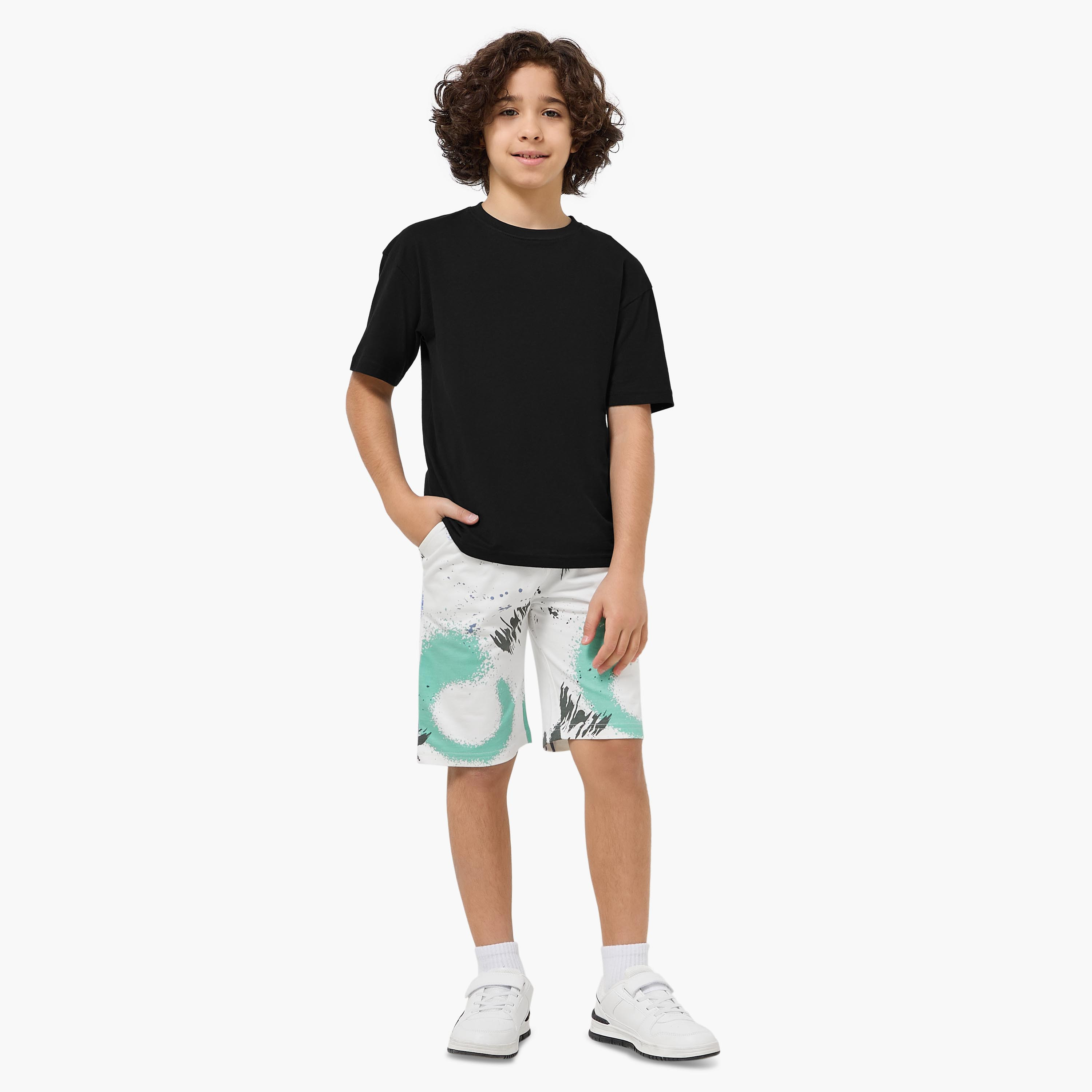 شورت بخصر برباط شد مع جيوب من جونيورز-boys-clothing-bottoms-shorts-image-3