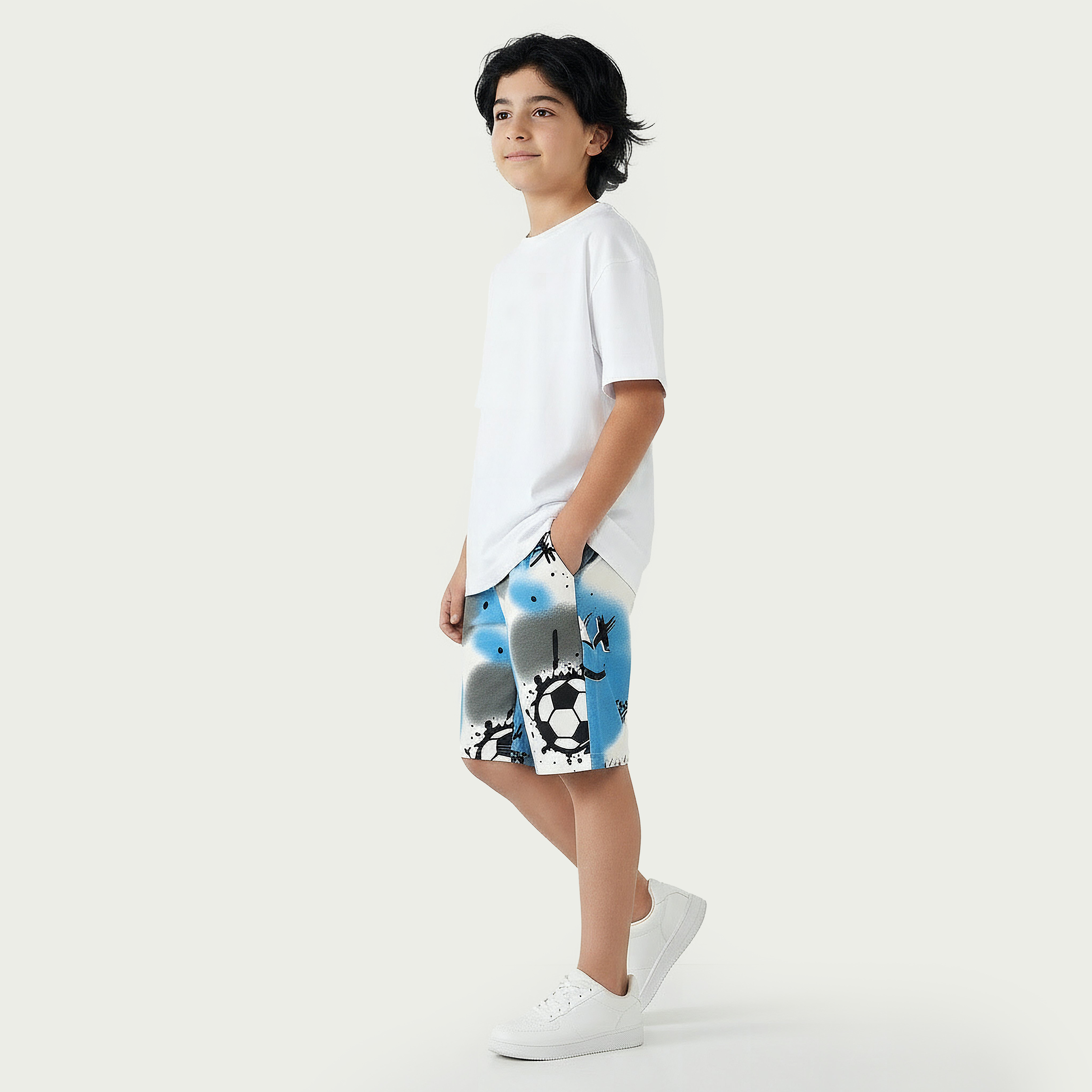 شورت برباط خصر وجيوب من جونيورز-boys-clothing-bottoms-shorts-image-1