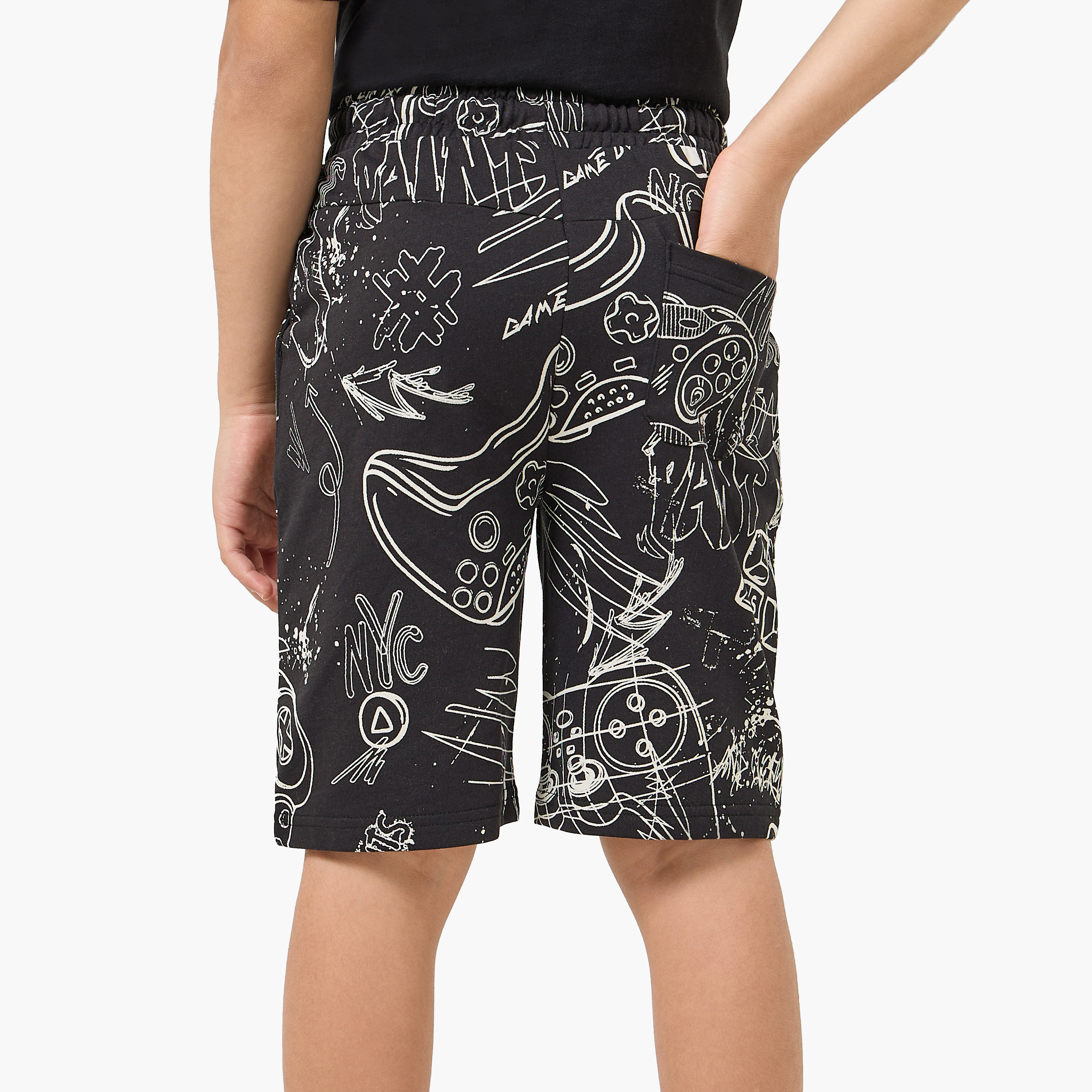 شورت برباط خصر وجيوب من جونيورز-boys-clothing-bottoms-shorts-image-2