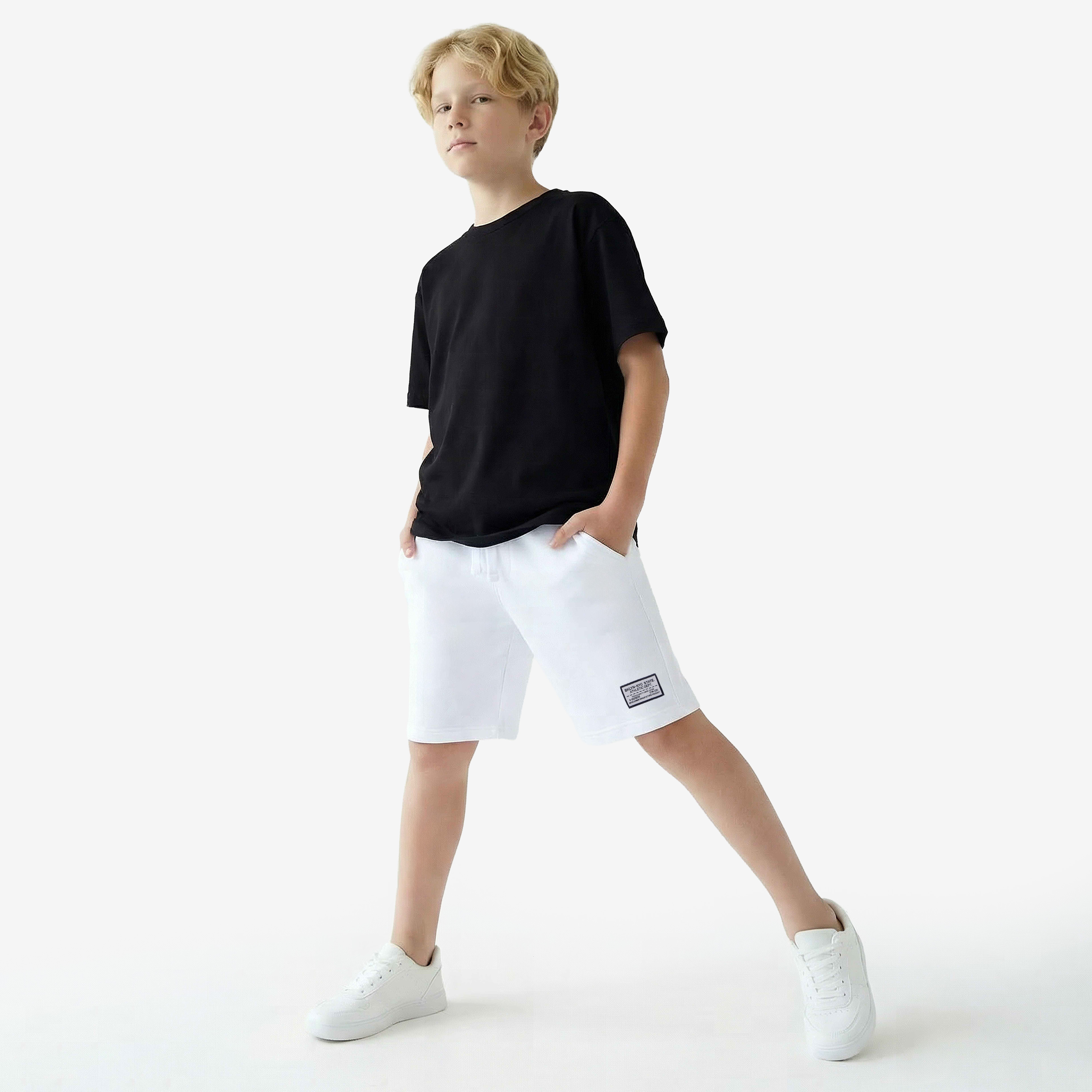 شورت برباط على الخصر وجيوب من جونيورز-boys-clothing-bottoms-shorts-image-1