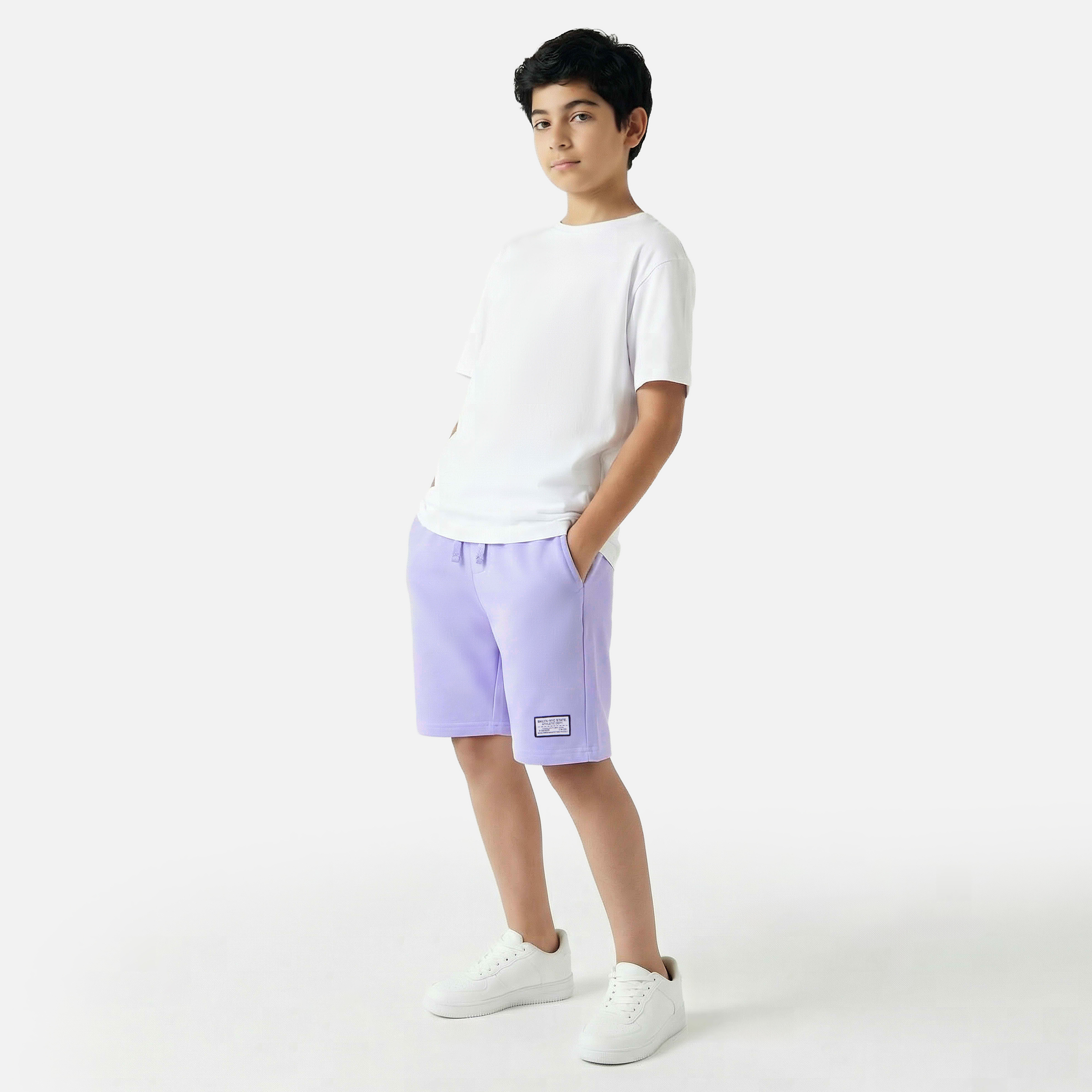 شورت برباط على الخصر وجيوب من جونيورز-boys-clothing-bottoms-shorts-image-1
