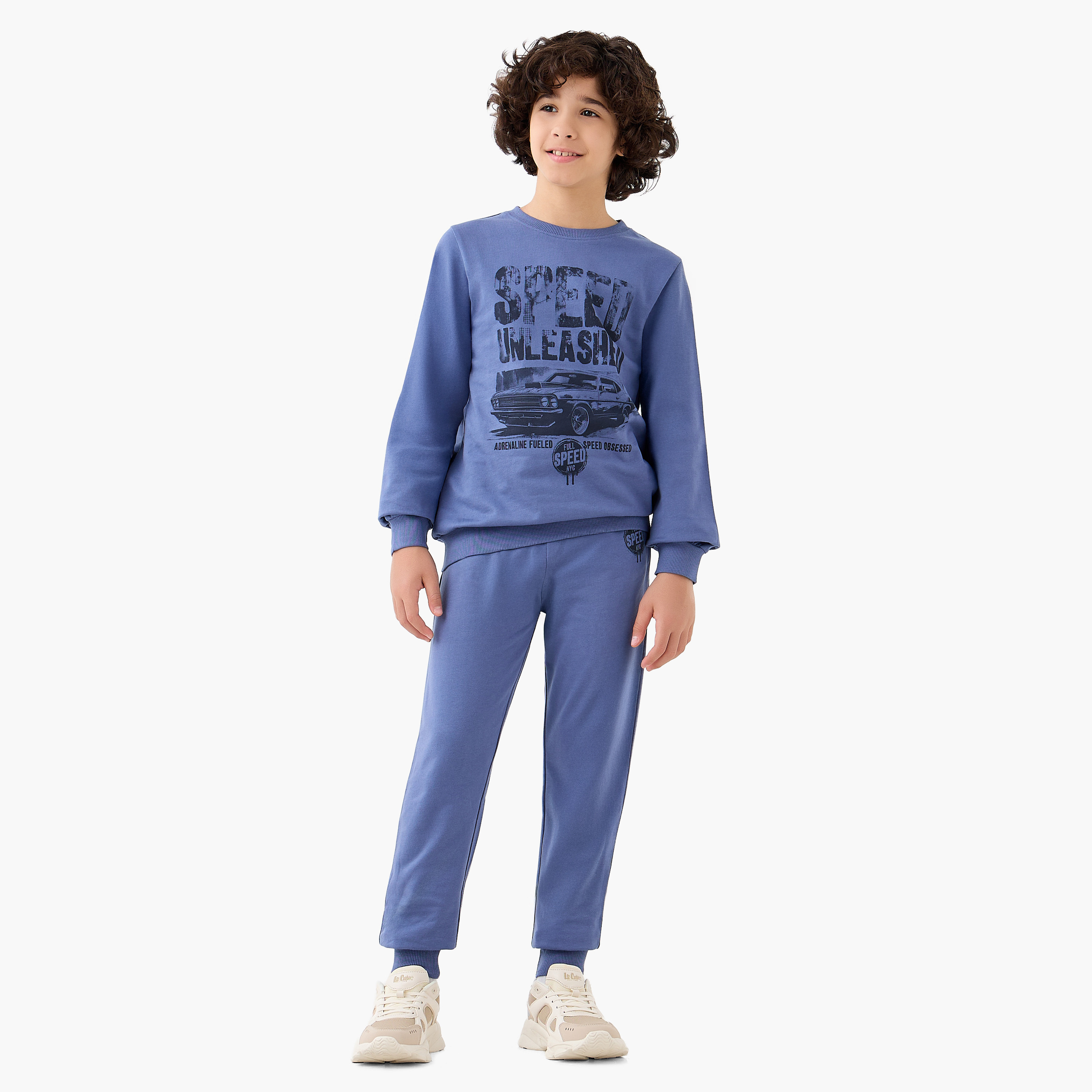Juniors Elasticated Drawstring Joggers with Pockets-boys-clothing-bottoms-joggersandtrackpants-image-2