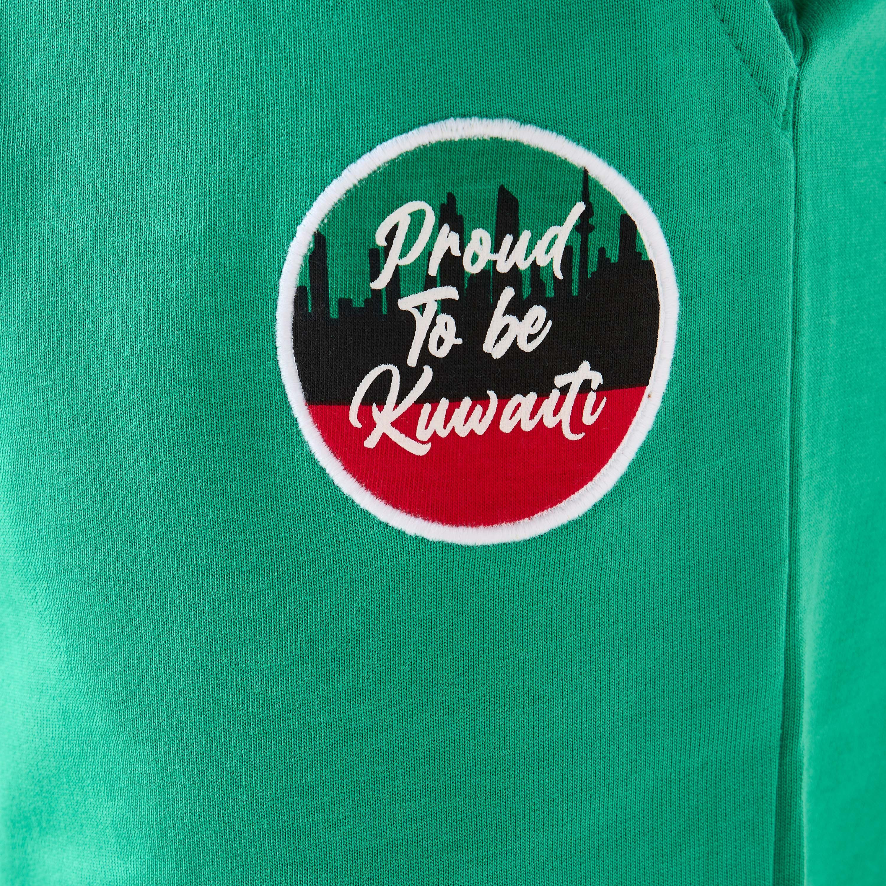 Juniors Drawstring Waist Joggers with Kuwait National Day Print-boys-clothing-bottoms-joggersandtrackpants-image-5