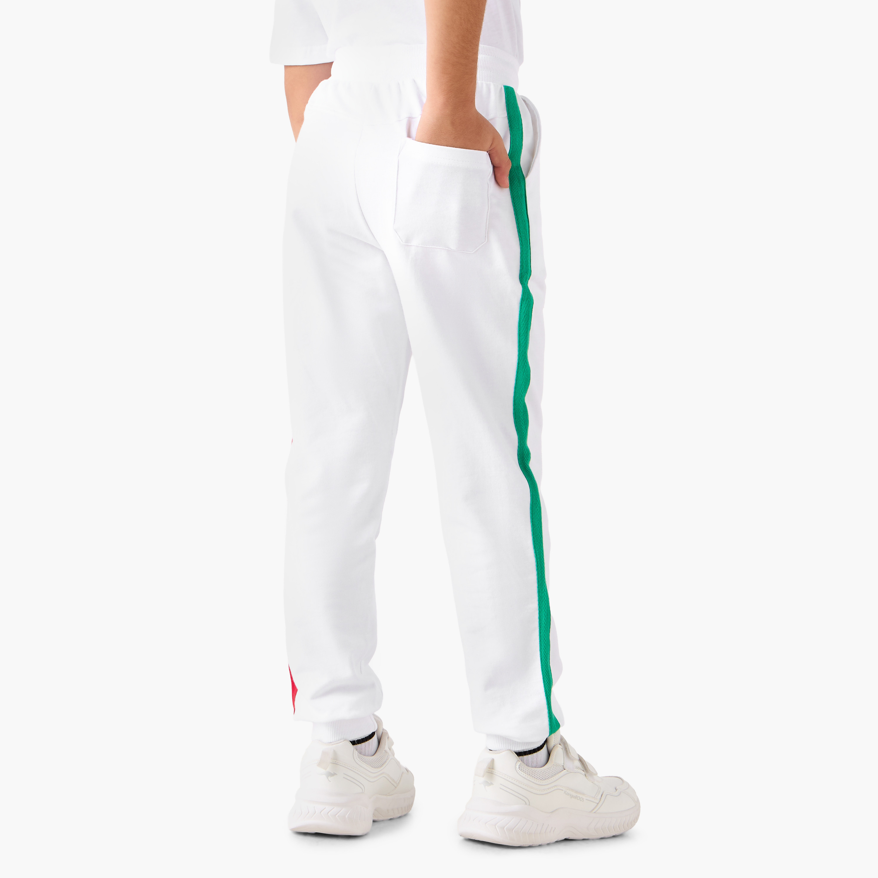 Juniors Drawstring Waist Joggers with Kuwait National Day Print-boys-clothing-bottoms-joggersandtrackpants-image-3