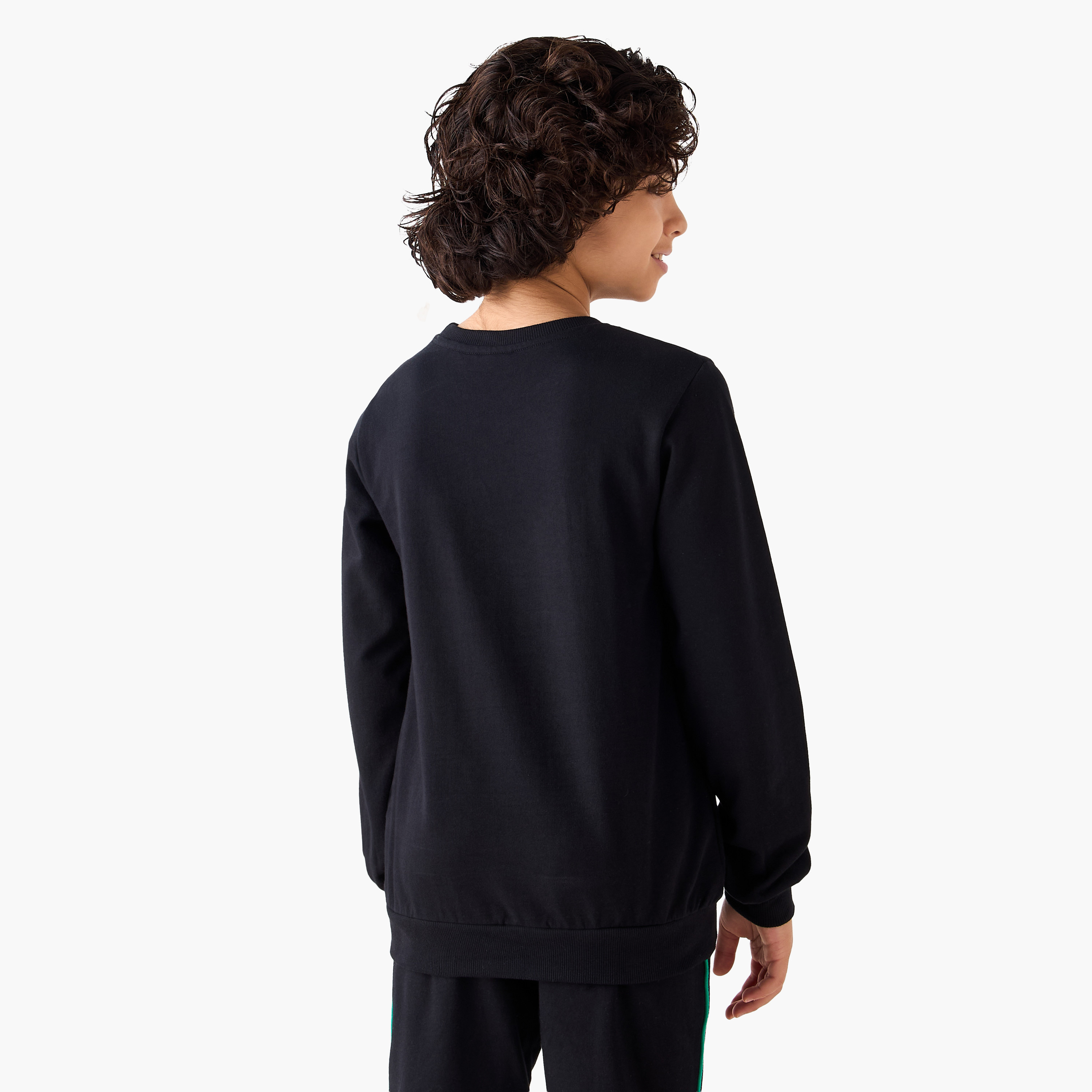 Juniors Kuwait National Day Print Sweatshirt with Long Sleeves-boys-clothing-winterwear-sweatshirts-image-3
