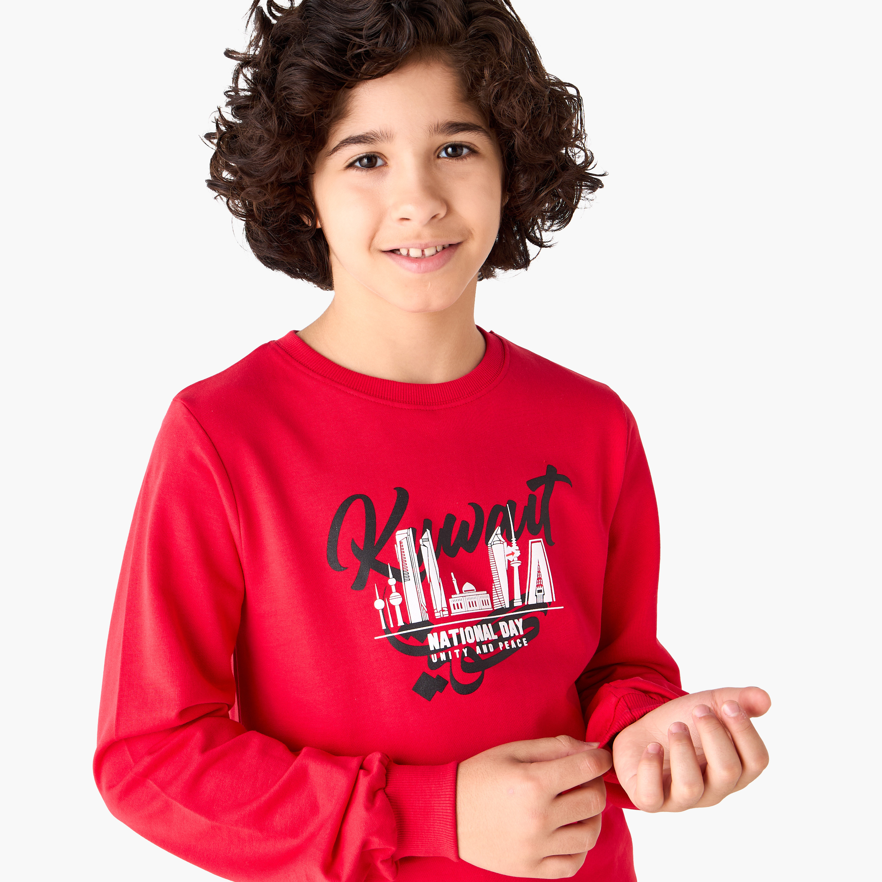 سويت شيرت بأكمام طويلة وطبعات من جونيورز-boys-clothing-sweatshirts-image-4