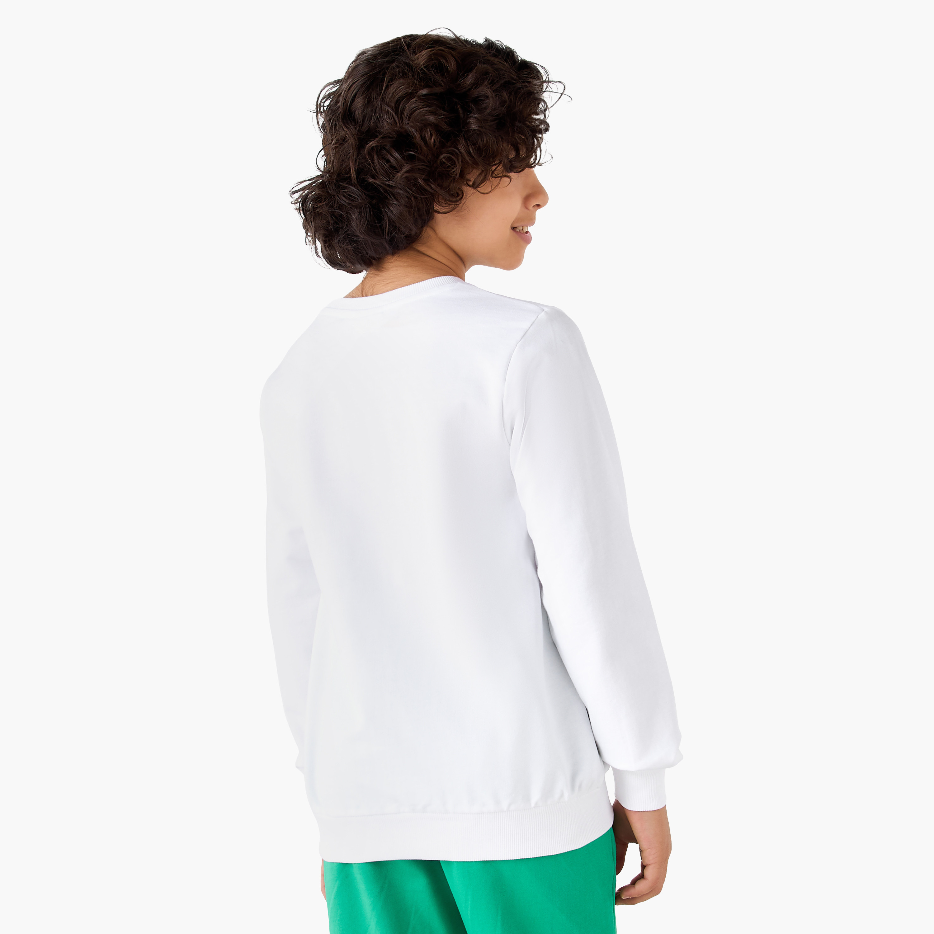 Juniors Kuwait National Day Print Sweatshirt with Long Sleeves-boys-clothing-winterwear-sweatshirts-image-3