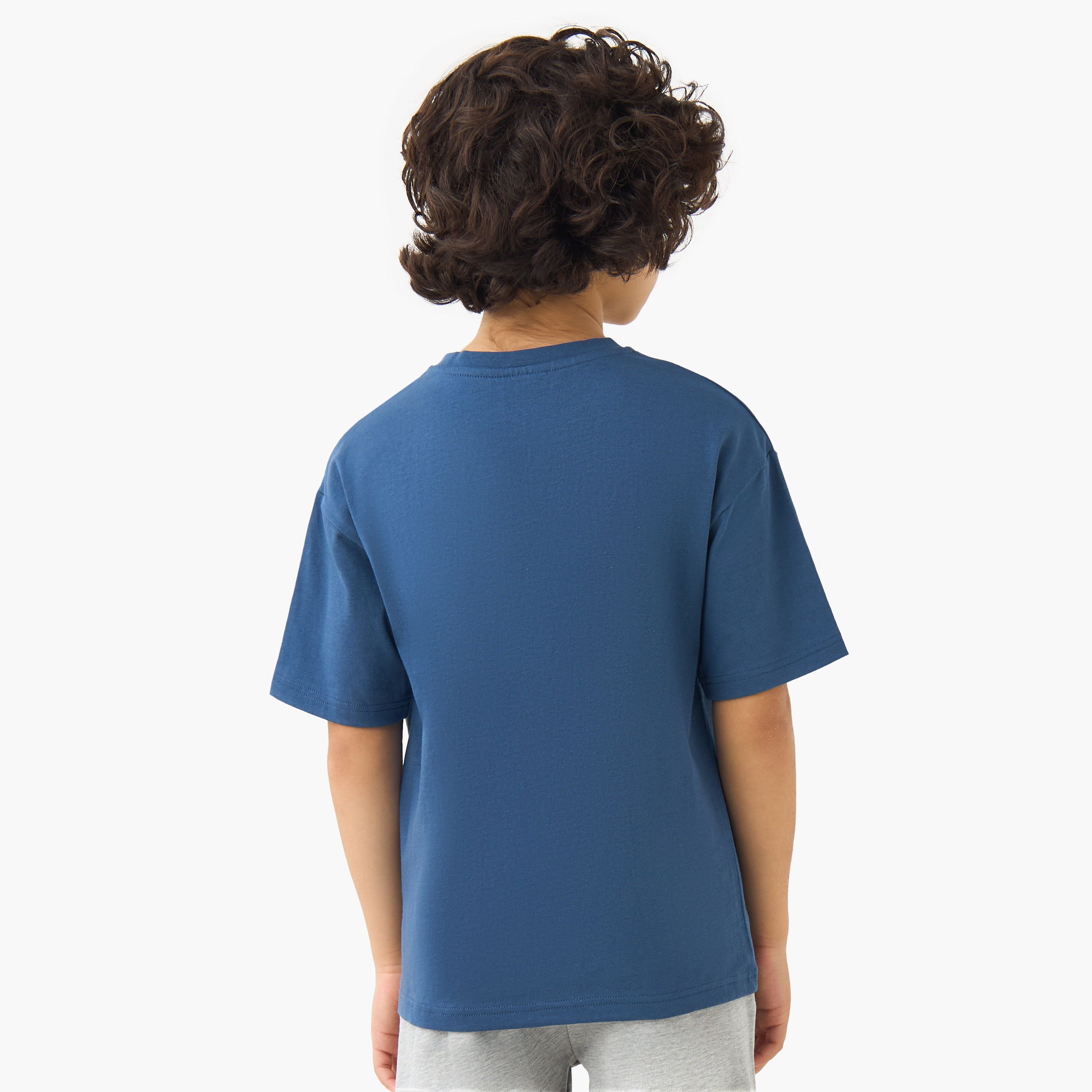 Juniors Crew Neck Short Sleeves T-shirt with Pockets-boys-clothing-tshirtsandpolos-image-3