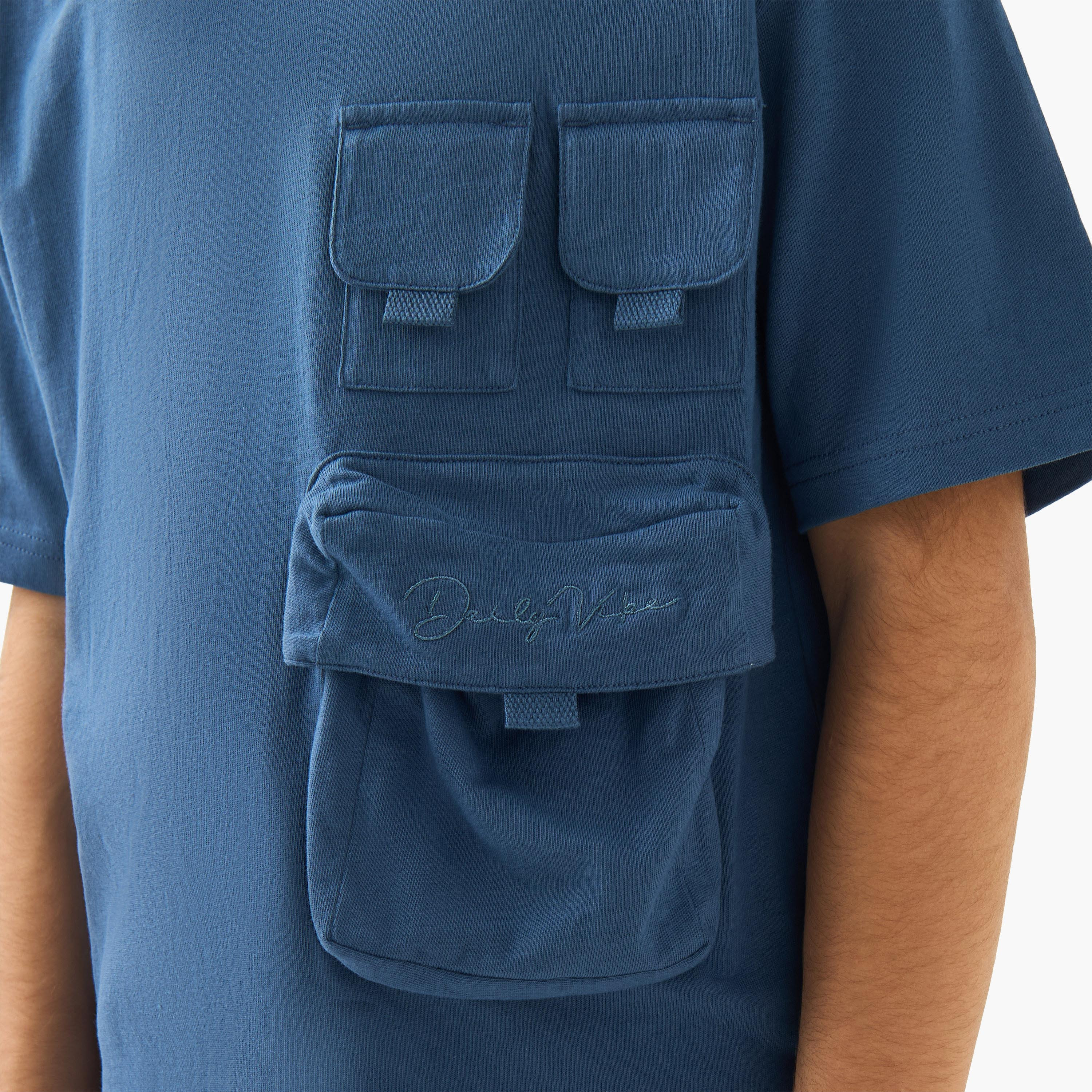 Juniors Crew Neck Short Sleeves T-shirt with Pockets-boys-clothing-tshirtsandpolos-image-5