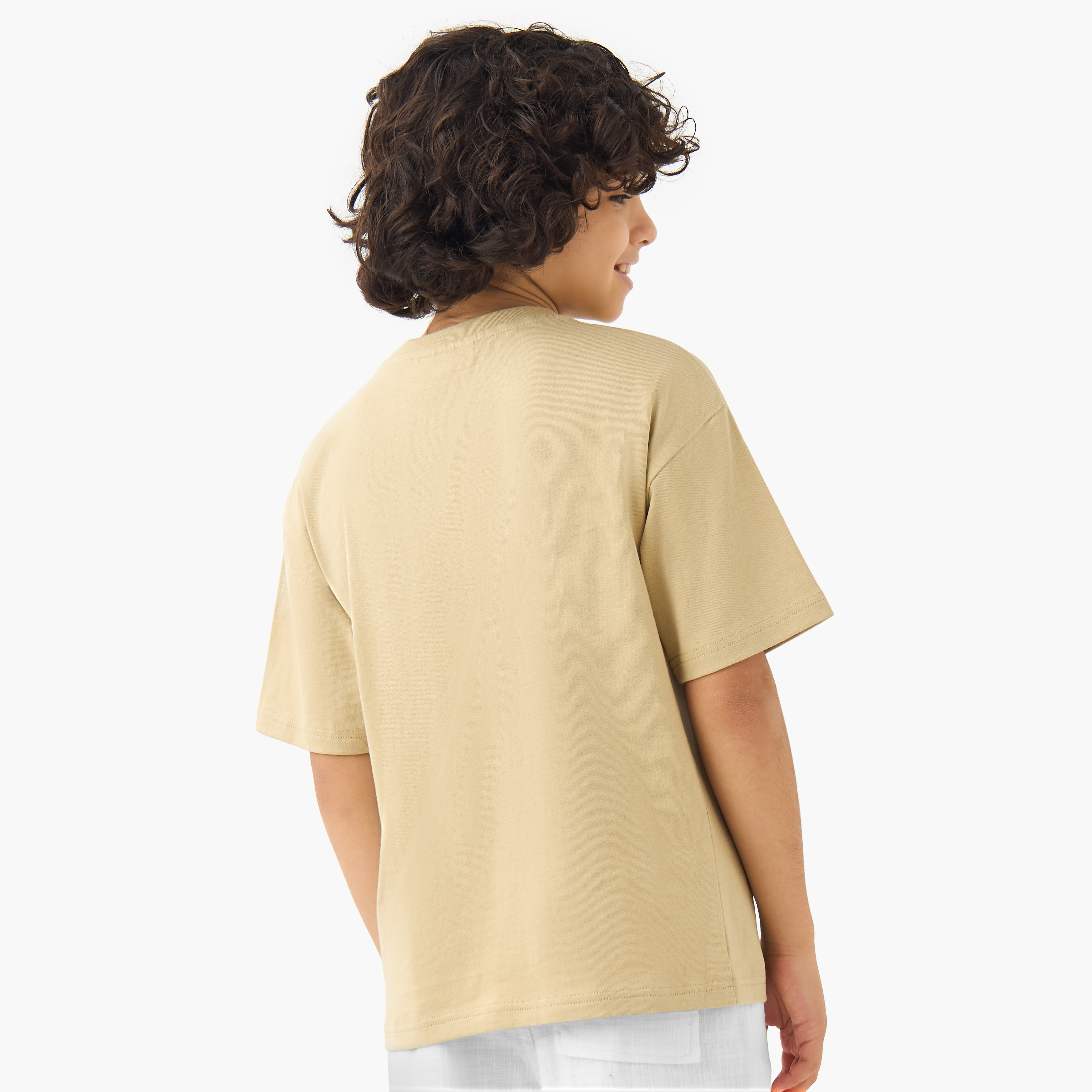 Juniors Crew Neck Short Sleeves T-shirt with Pockets-boys-clothing-tshirtsandpolos-image-3