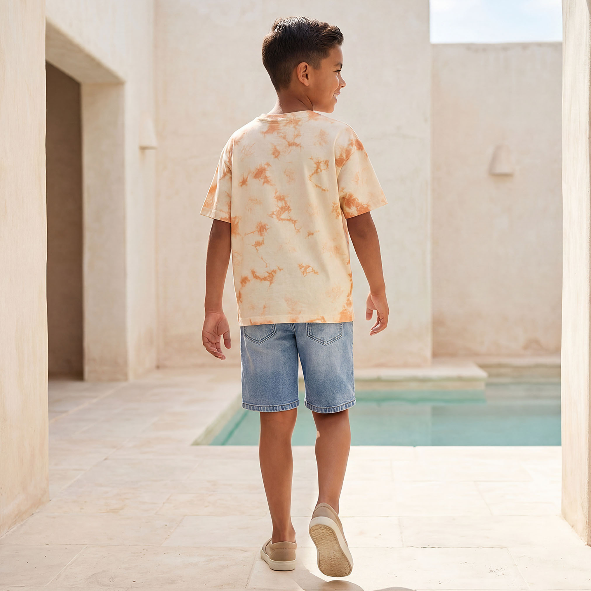 Juniors Crew Neck Short Sleeve T-shirt with Tie-Dye Print-boys-clothing-tshirtsandpolos-image-3